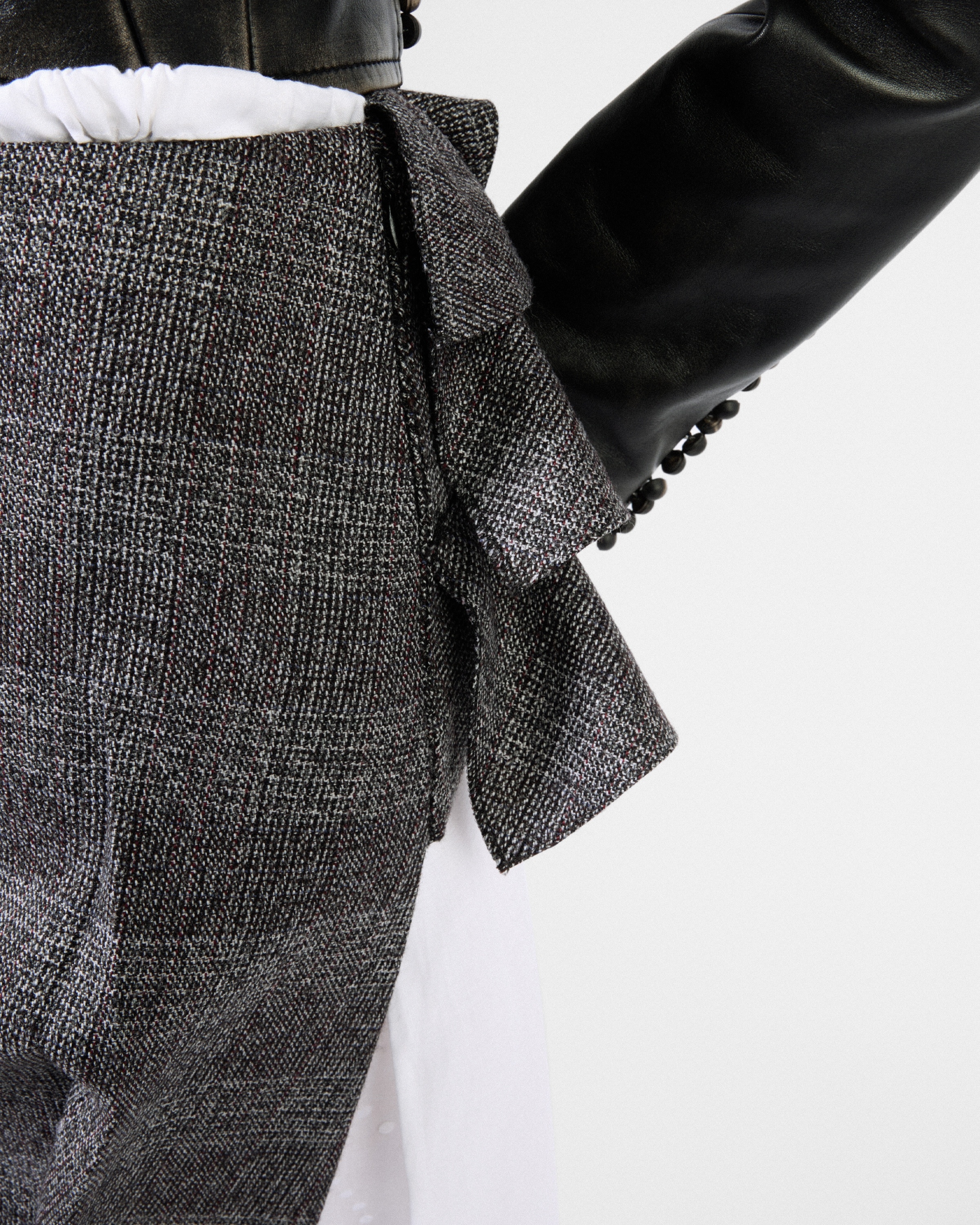 Deconstructed grisaille skirt - 4