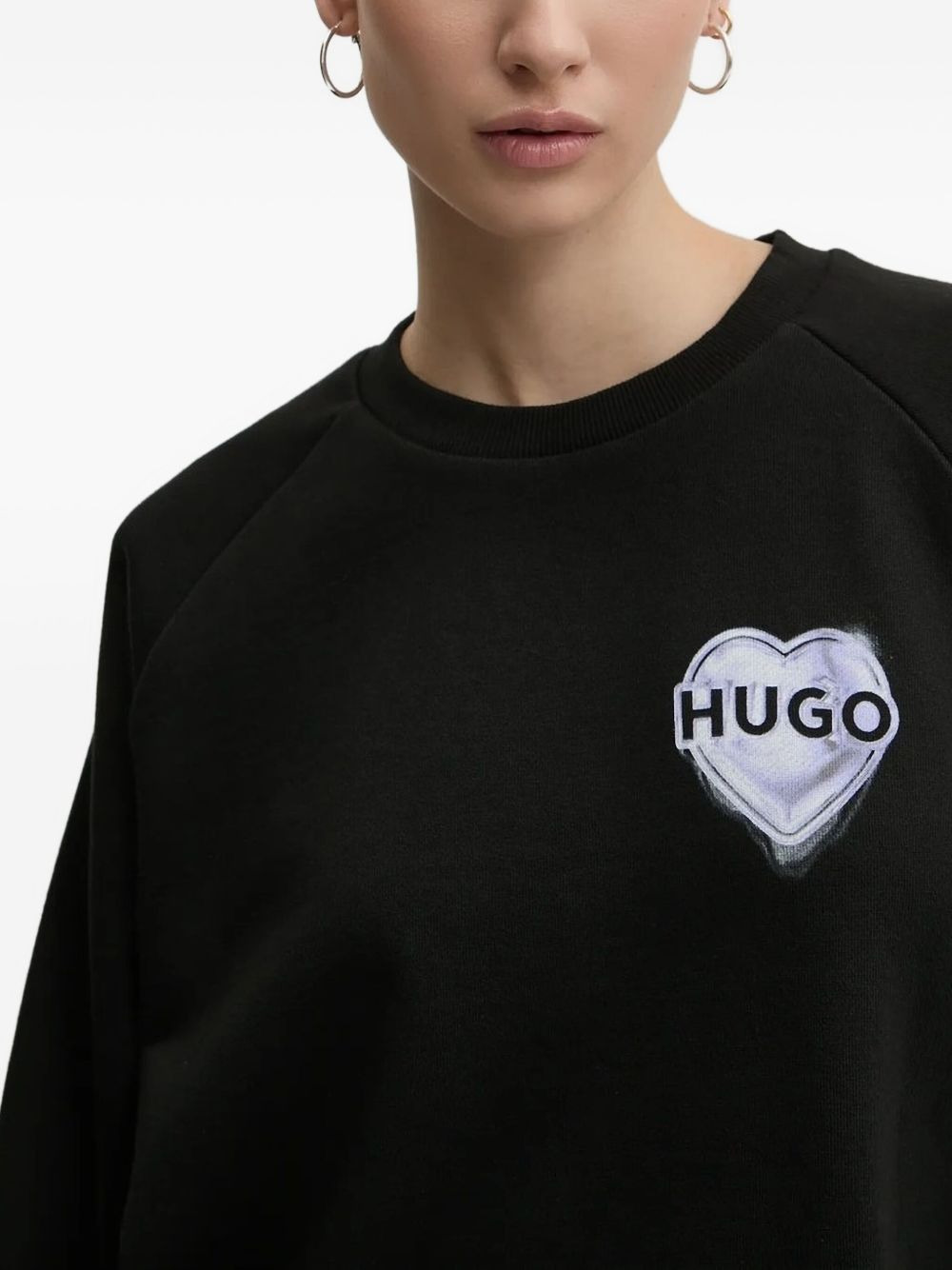 heart logo sweatshirt - 3