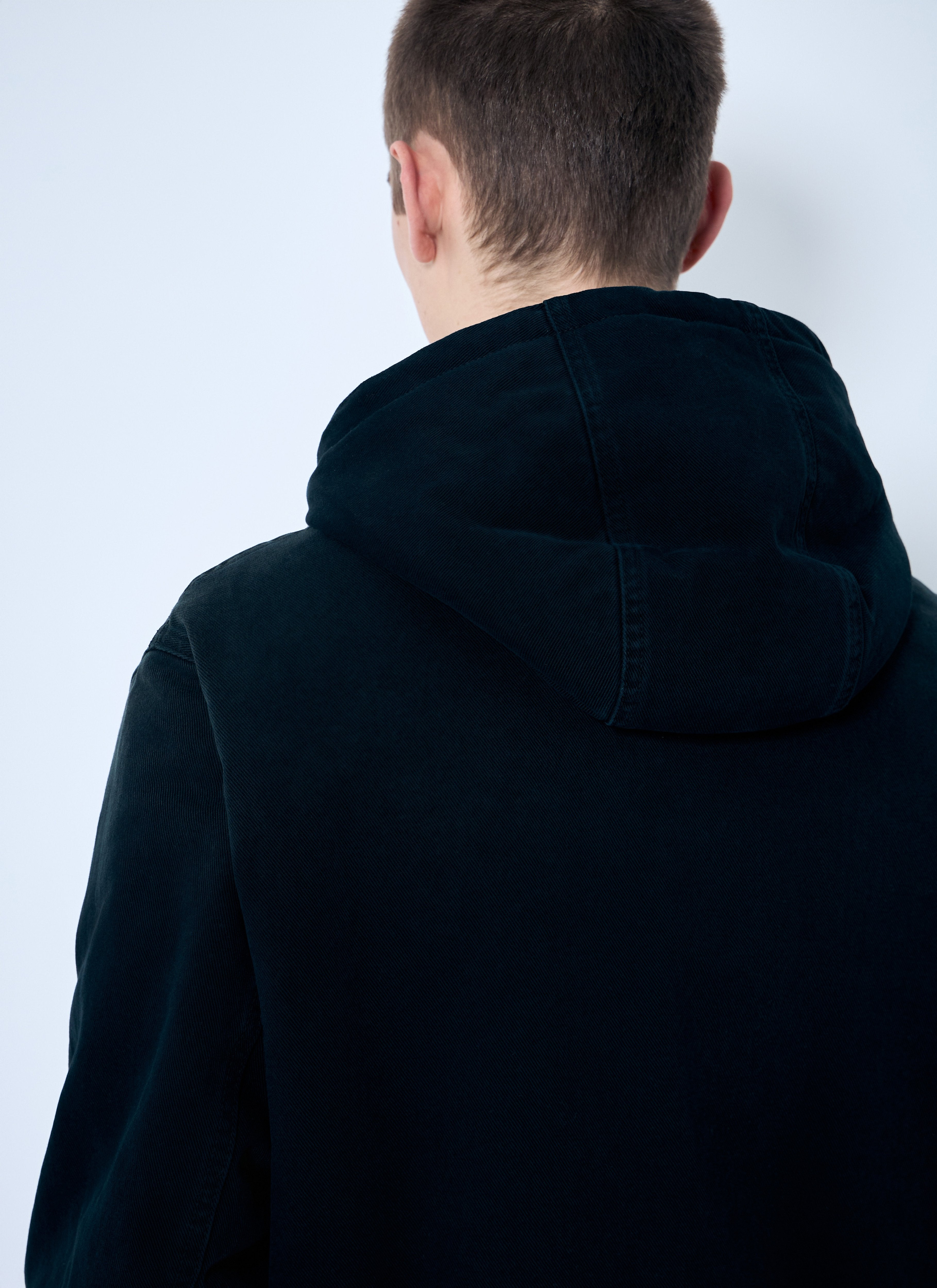 Prada Men Denim Hooded Jacket - 4