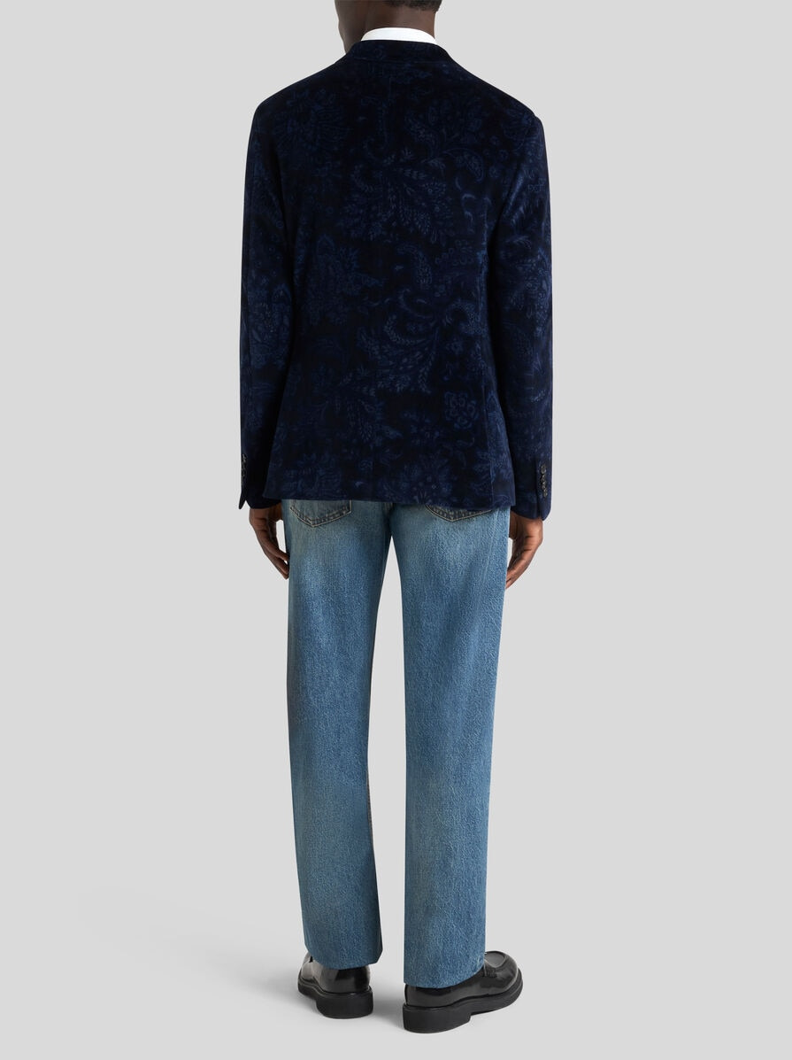 SINGLE-BREASTED JACQUARD JACKET - 4