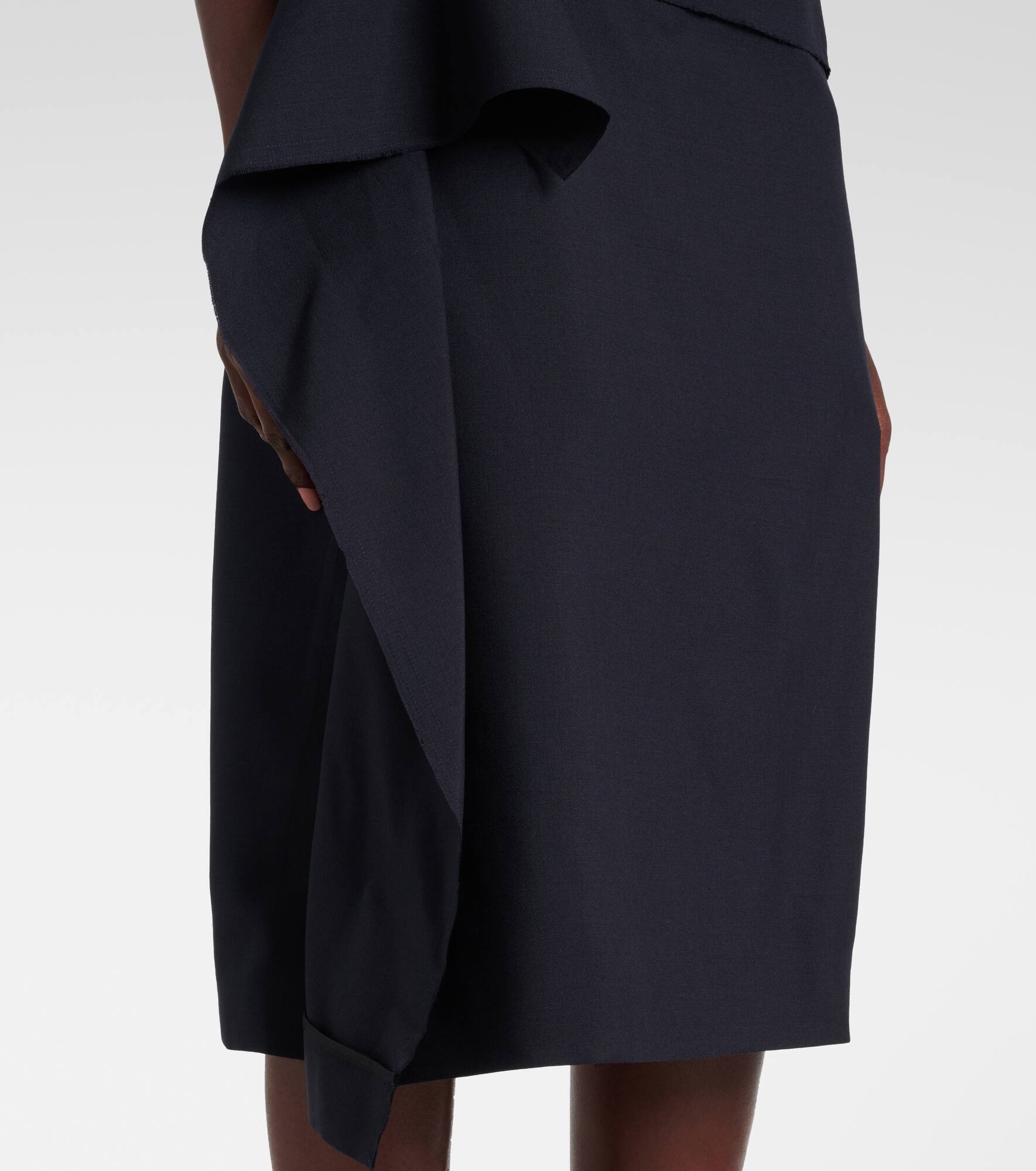 Wool wrap skirt - 5
