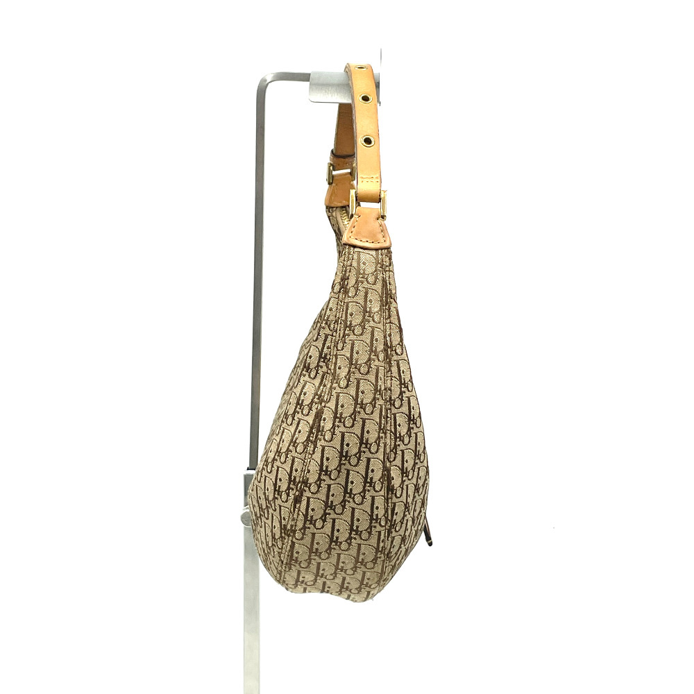 Christian - Christian Dior Street Chic Beige Fabric Hobo Bag - 2