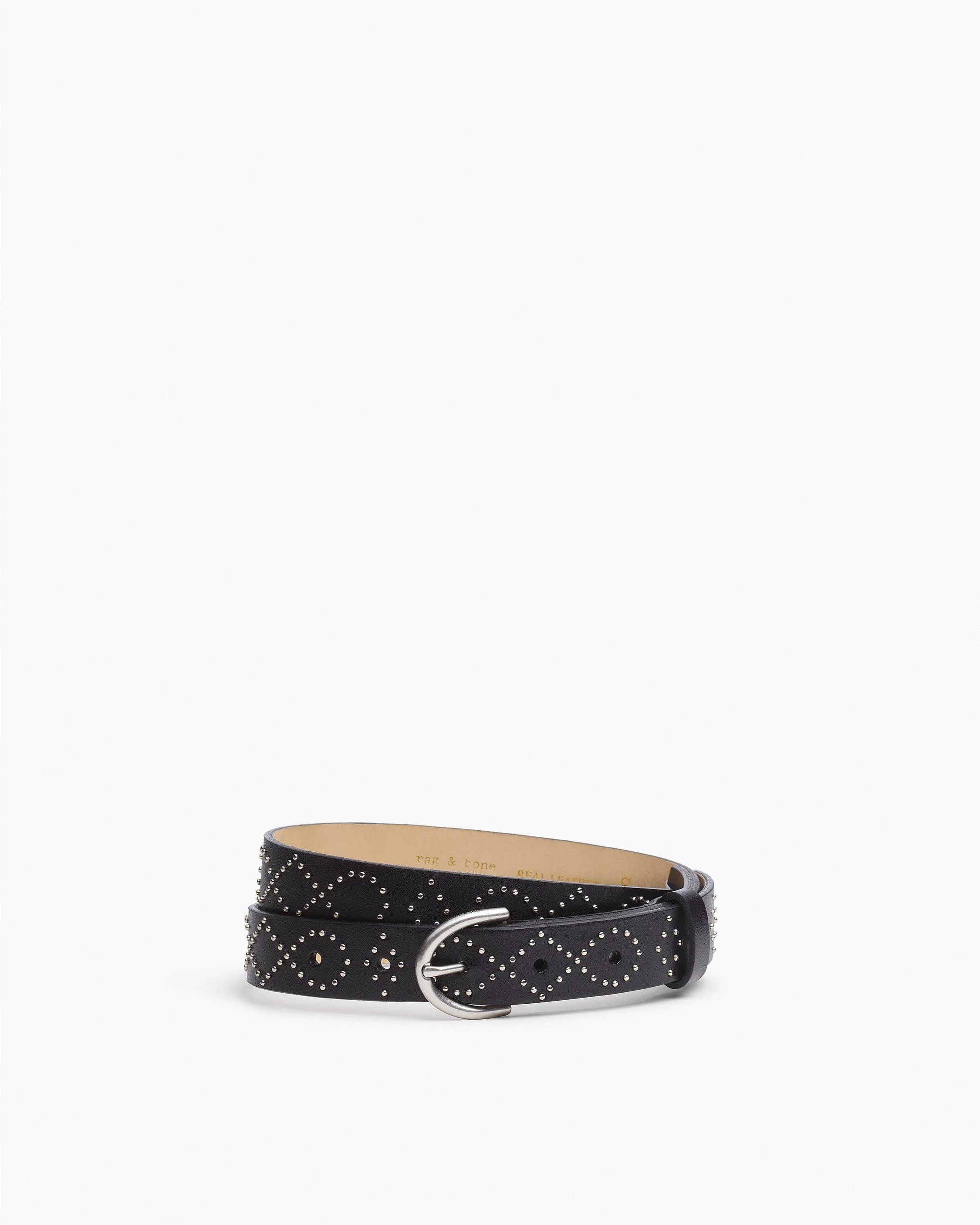 Maisie Studded Leather Belt - 1