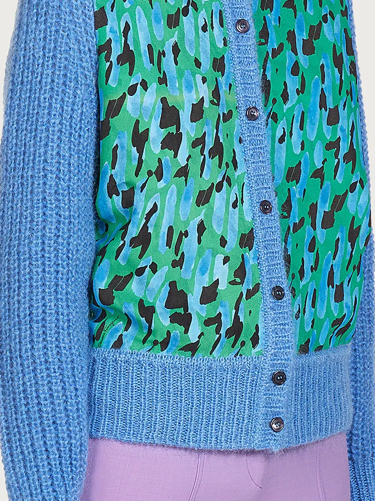 LONG MOHAIR CARDIGAN - 5