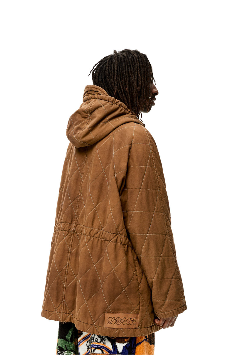 Quilted parka in cotton 4