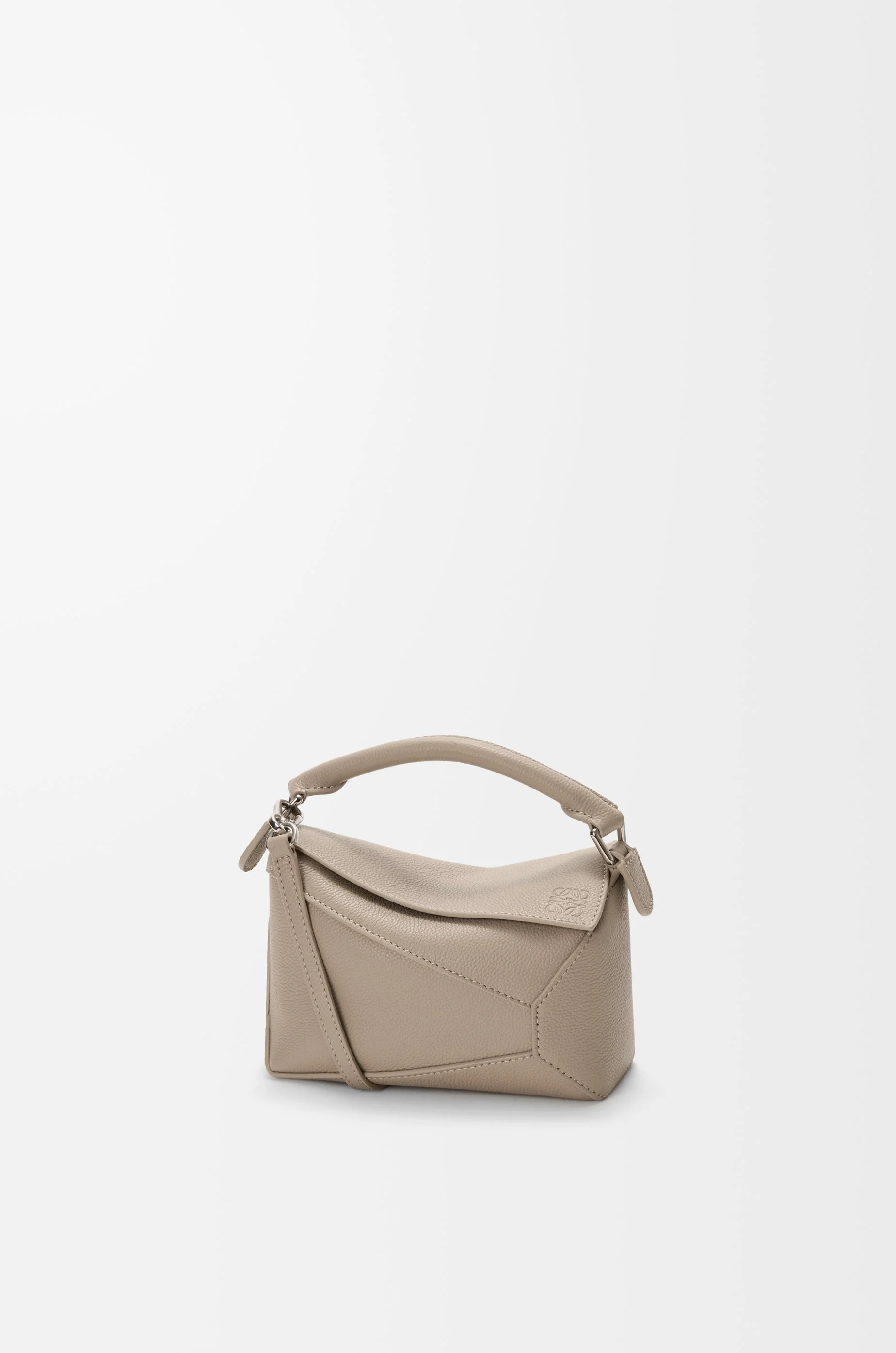 Mini Puzzle Edge bag in soft grained calfskin - 1