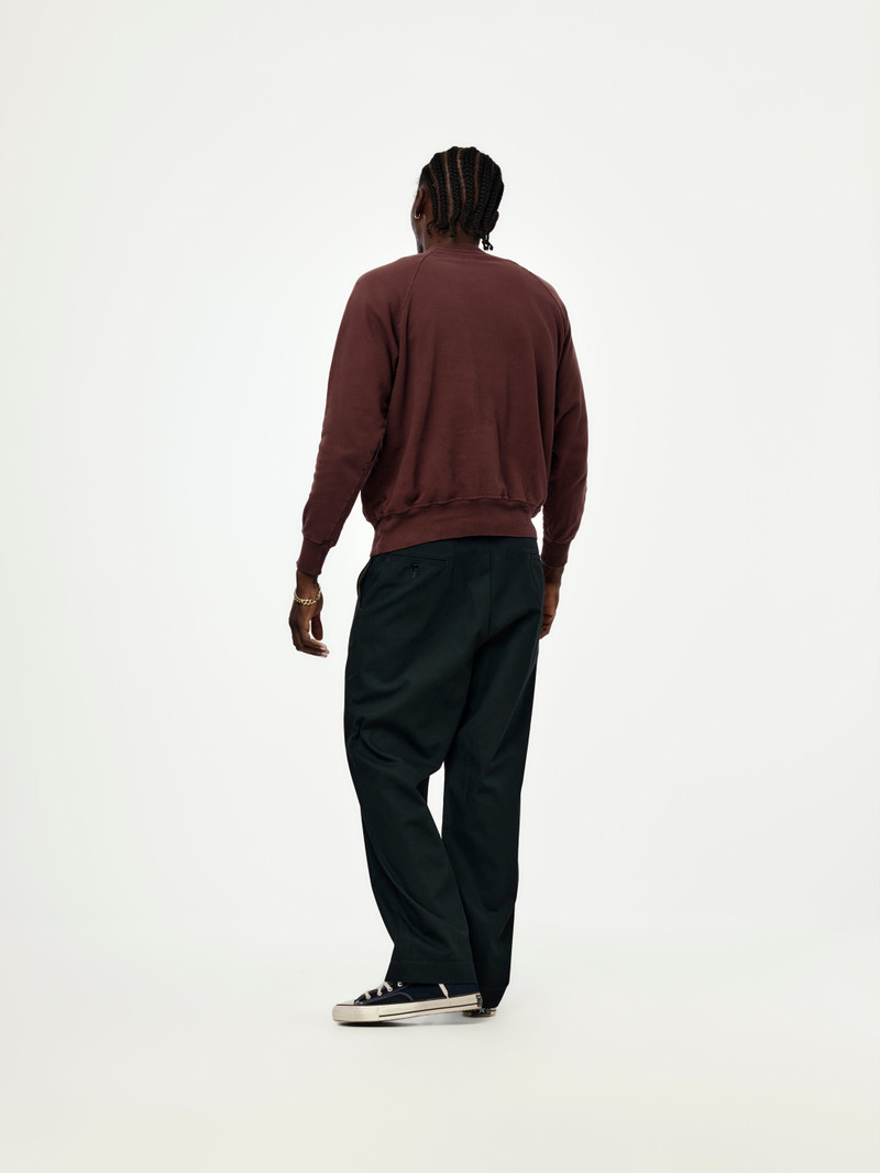 VINTAGE LIGHT WEIGHT SWEATSHIRT (BURGUNDY) (SIS) 5