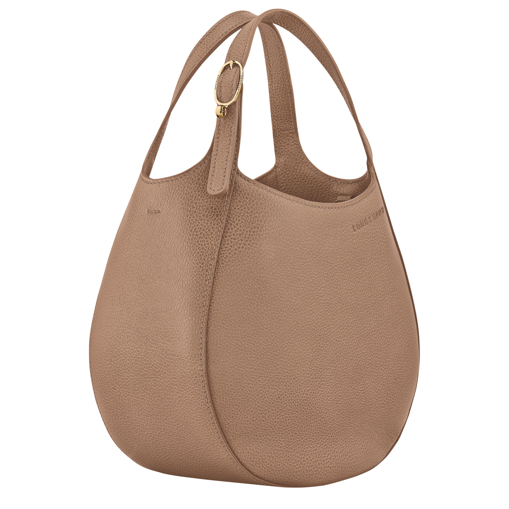 Le Foulonné S Handbag Biscuit - Leather - 2