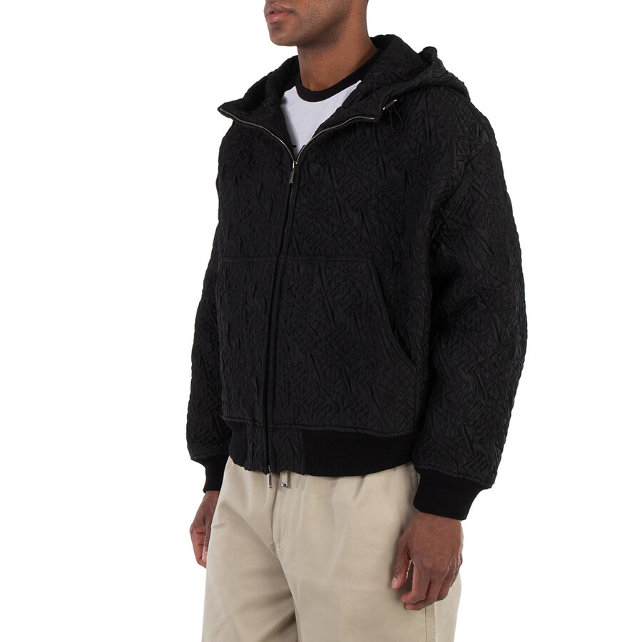 Emporio Armani Allover EA Logo Blouson Jacket - 5