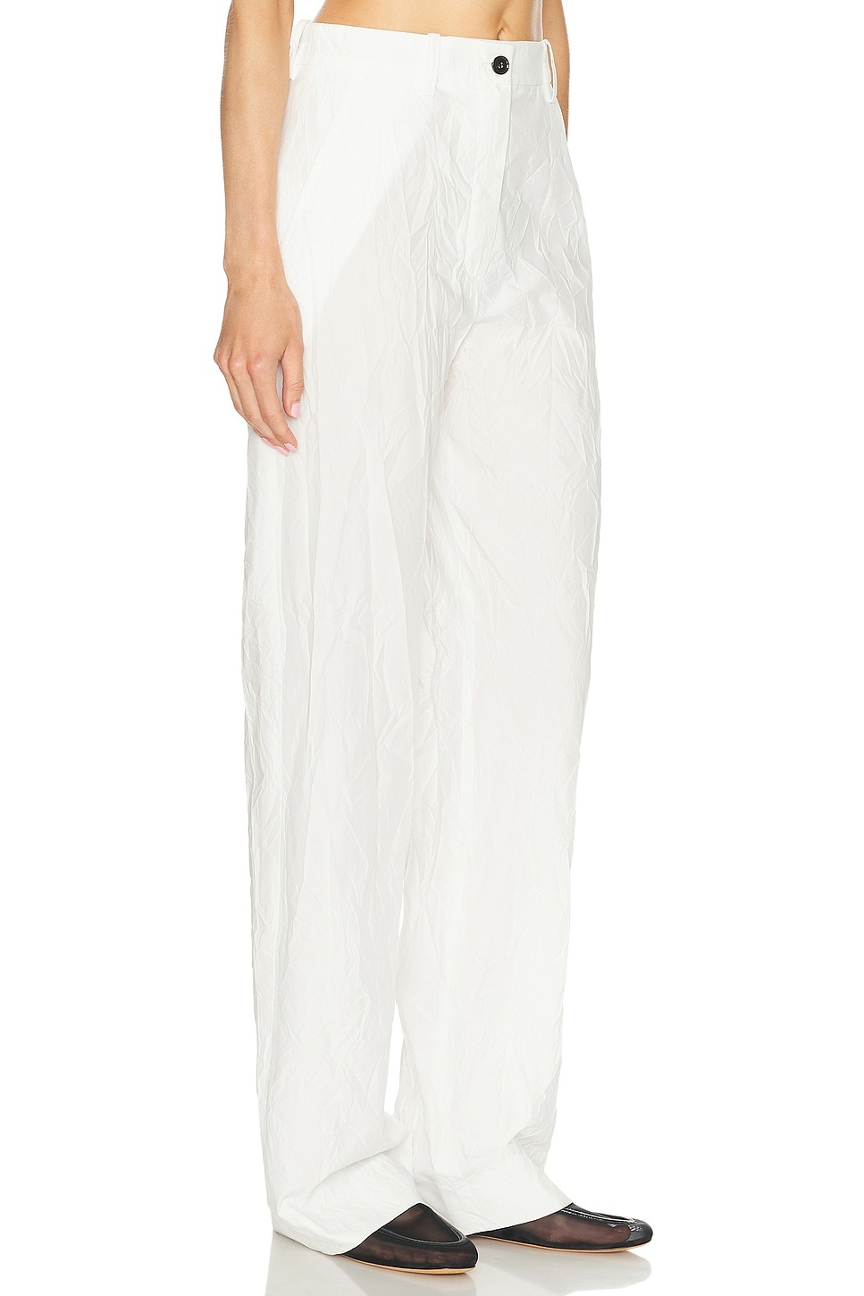 Crinkle Poplin Pant - 2