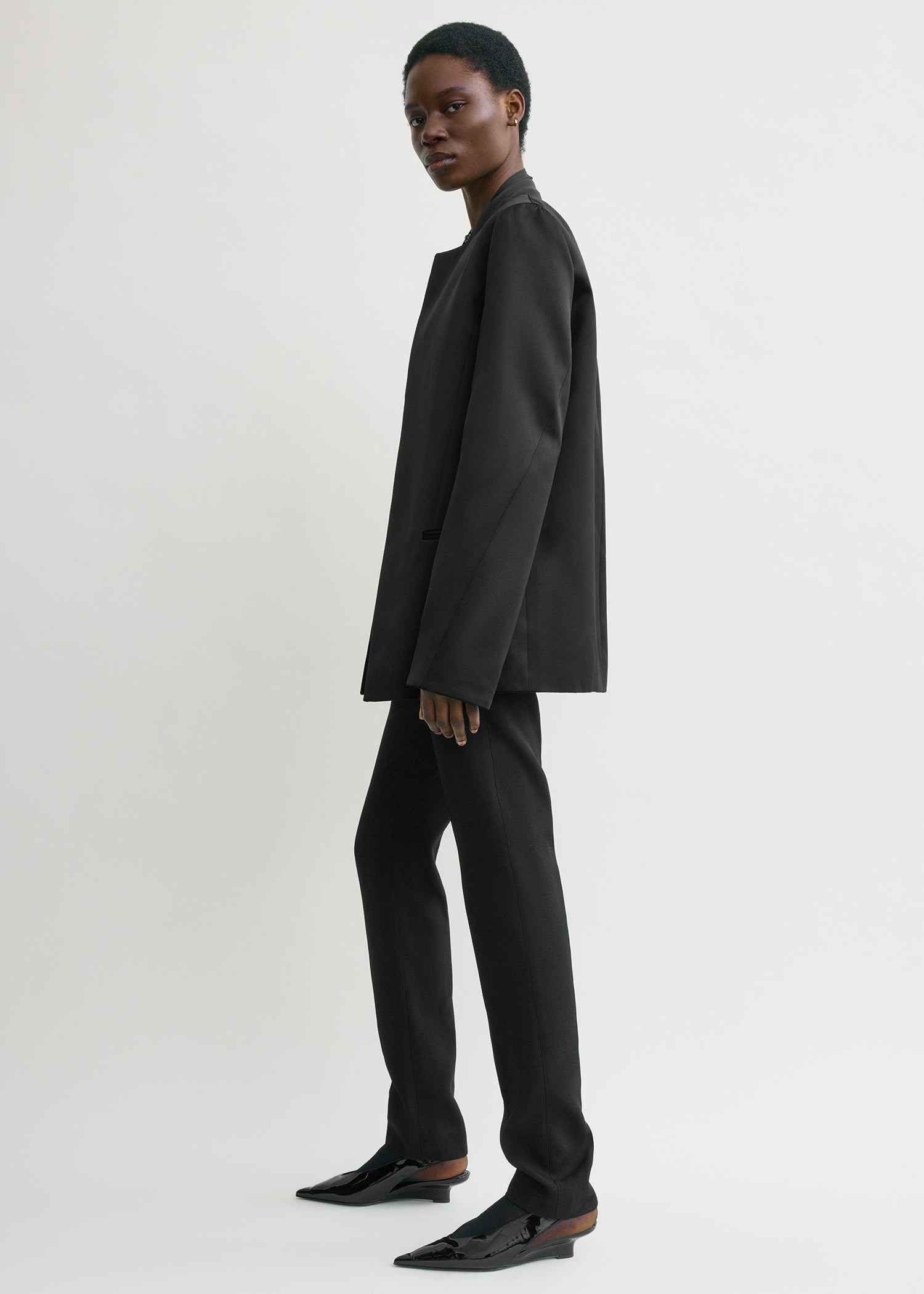 Satin dinner jacket black - 3