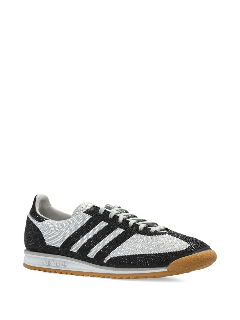 adidas three-stripe lace-up trainers outlook