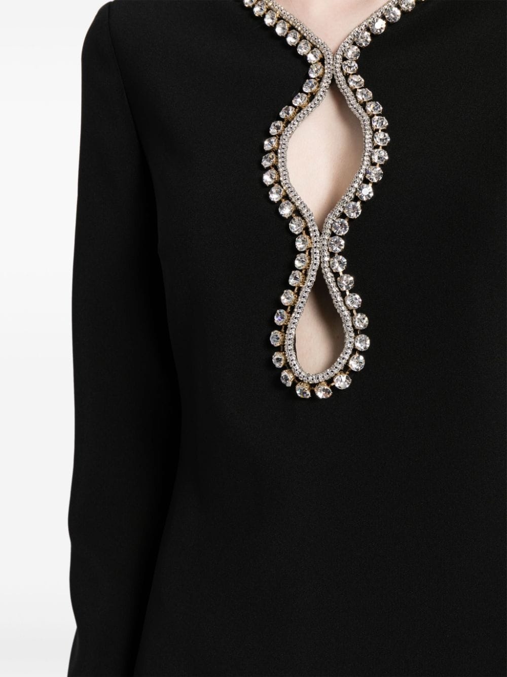 crystal-embellished maxi dress - 5