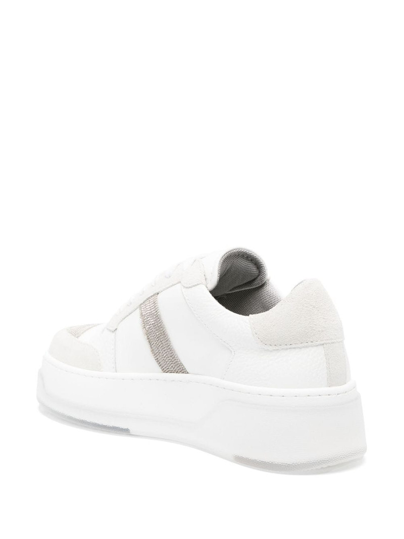 glitter-detail low-top sneakers 3