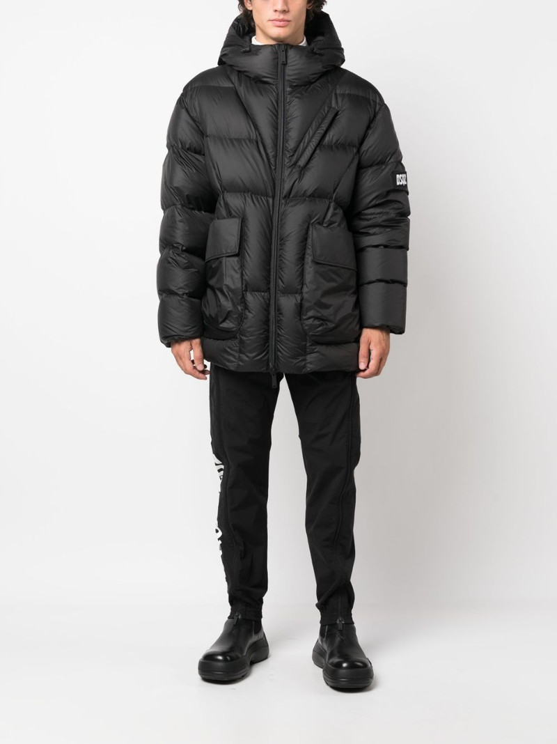 DSQUARED2 hooded down padded coat outlook