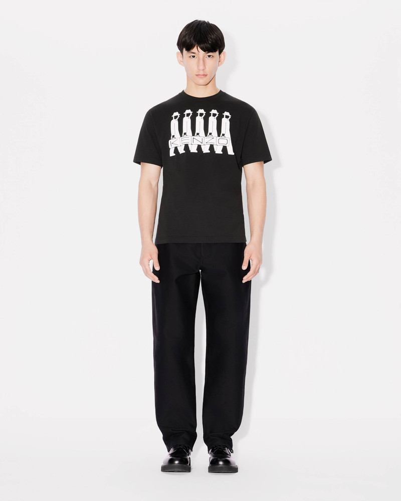 Tapered workwear straight pants 3