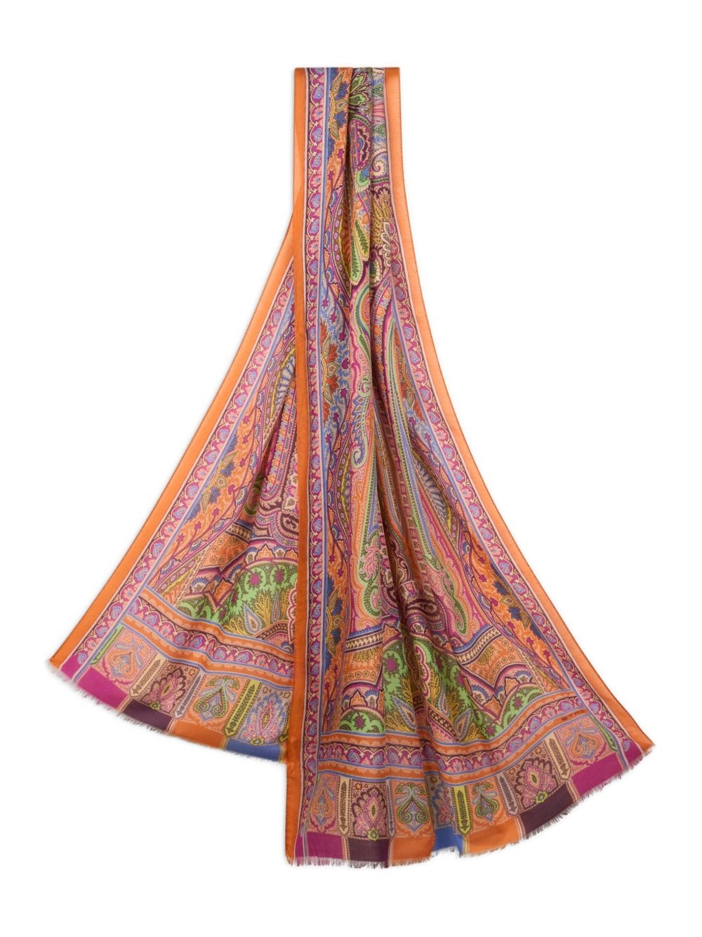 paisley-print scarf - 3