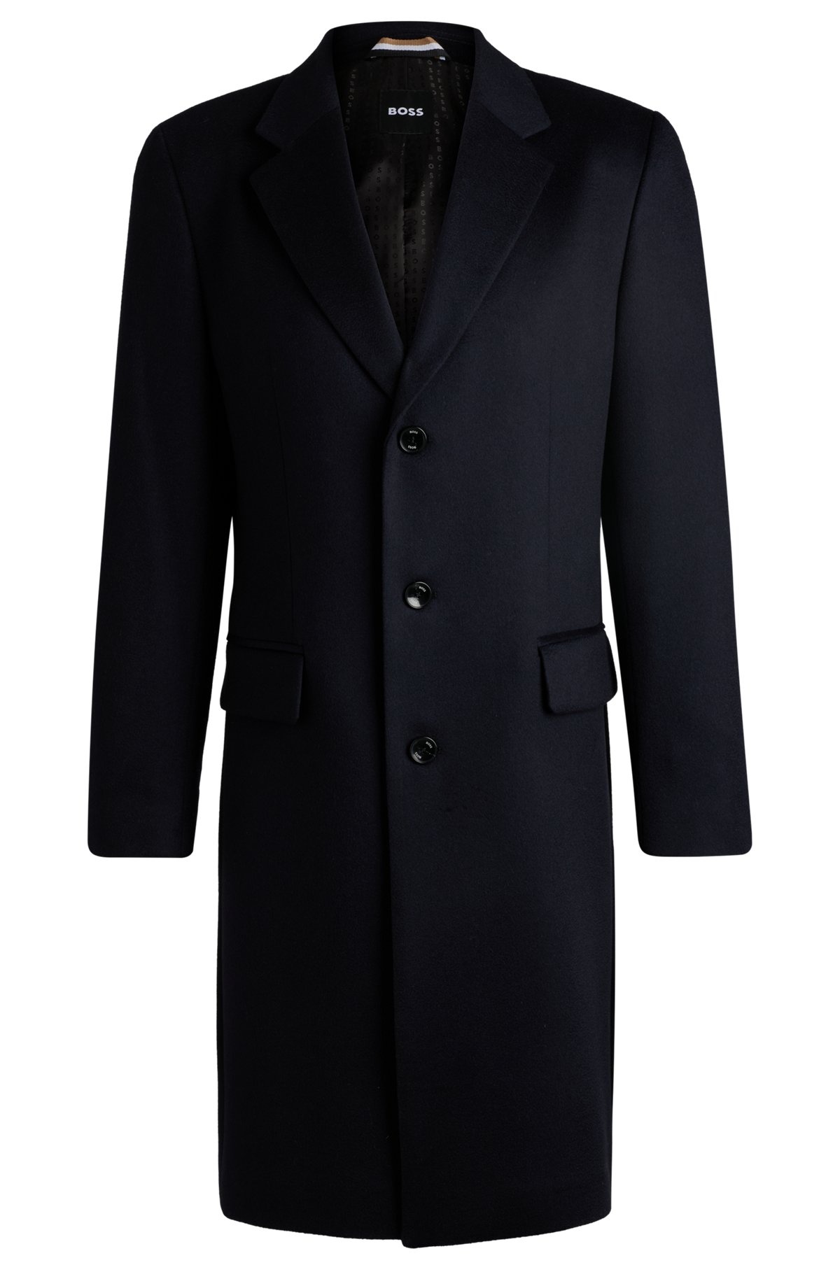 SLIM-FIT COAT IN CASHMERE - 1
