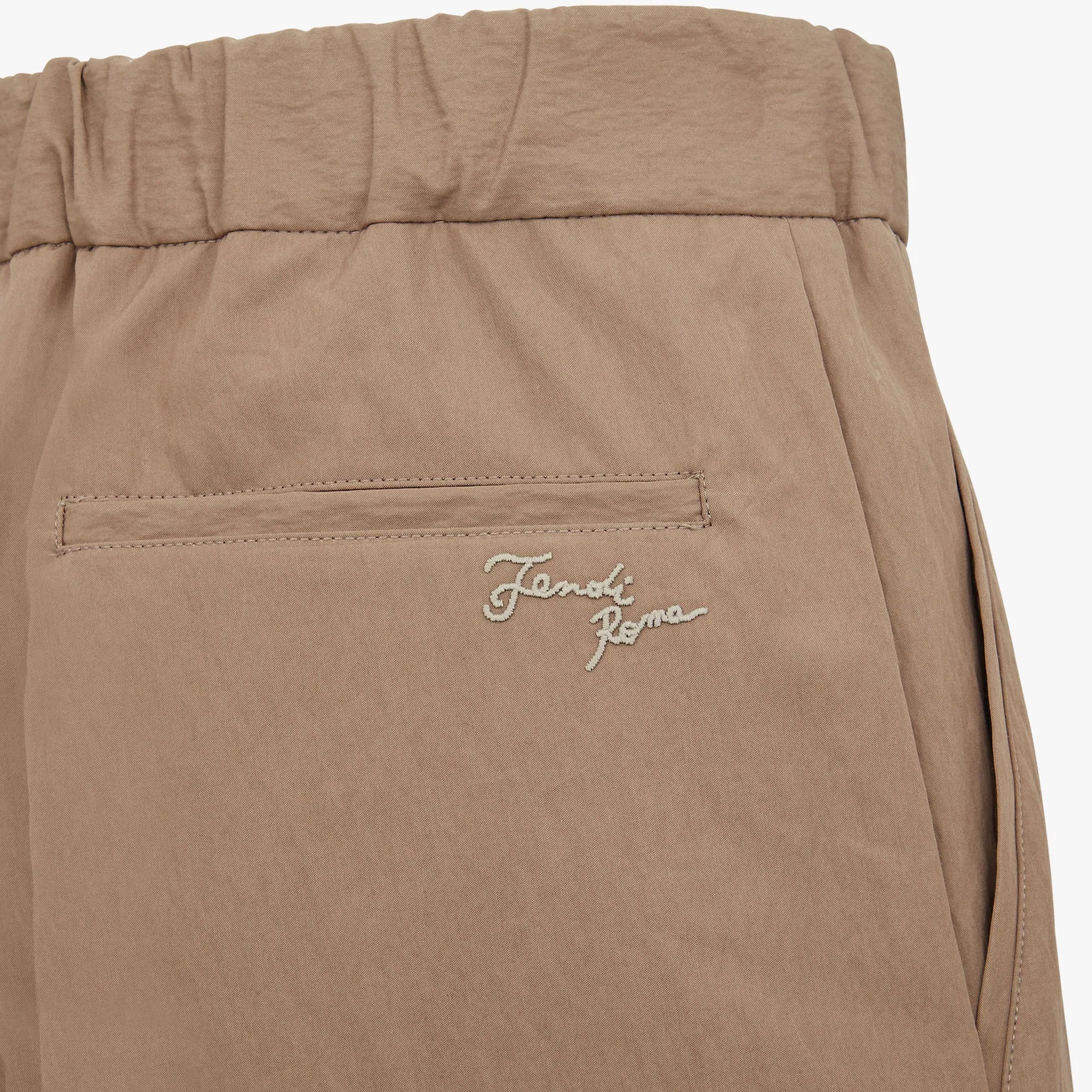 Brown canvas trousers - 3