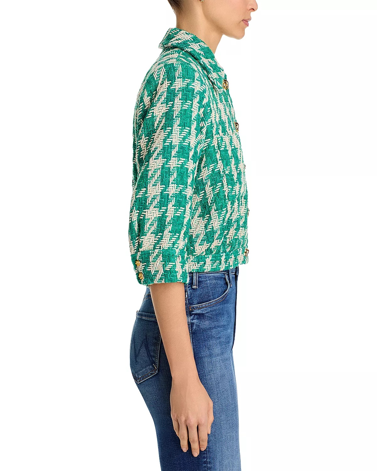 Jia Cropped Three Quarter Sleeve Jacket - 4