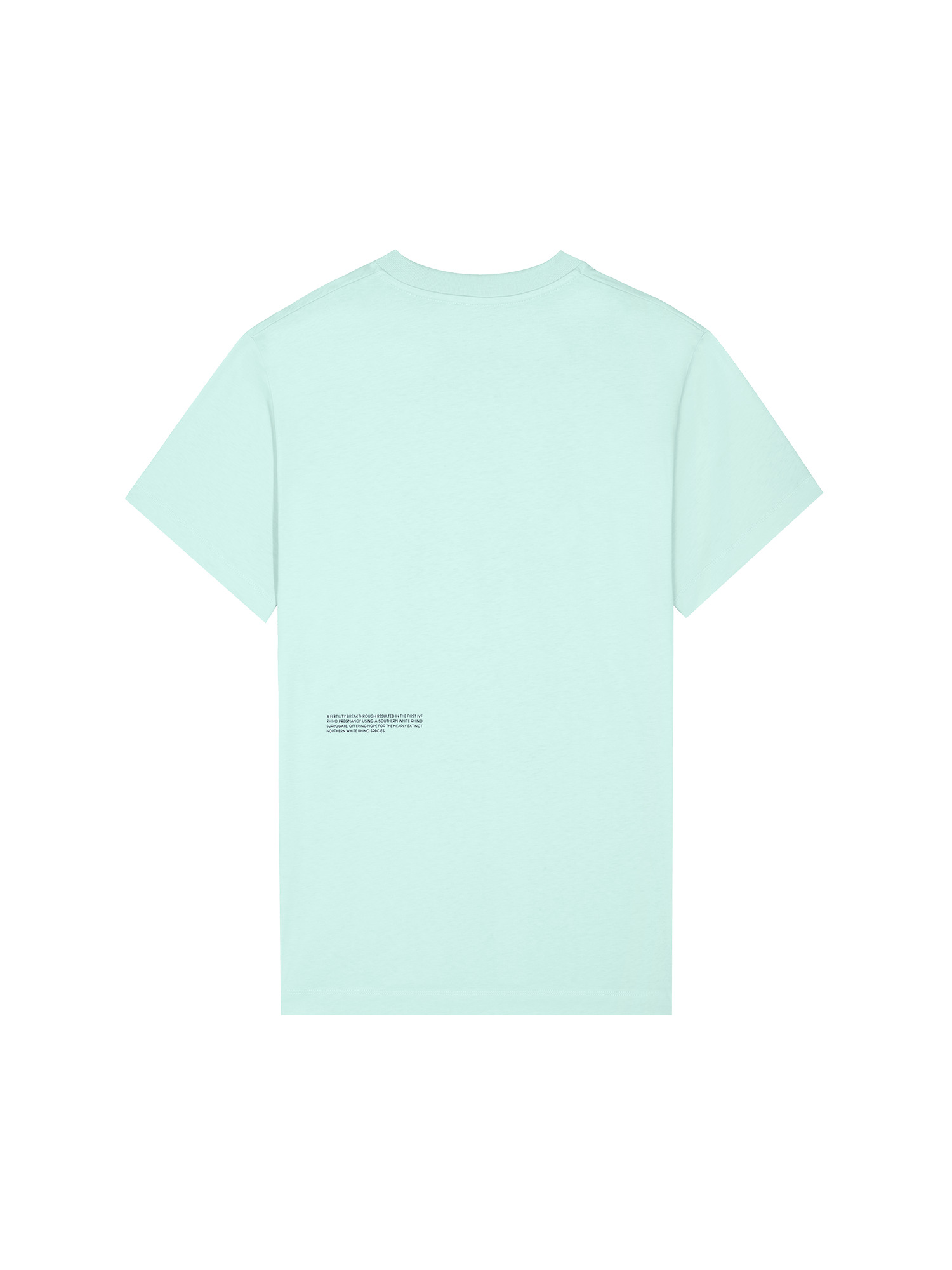 Womens White Rhino Hope T-Shirt - Reflect Blue - 5