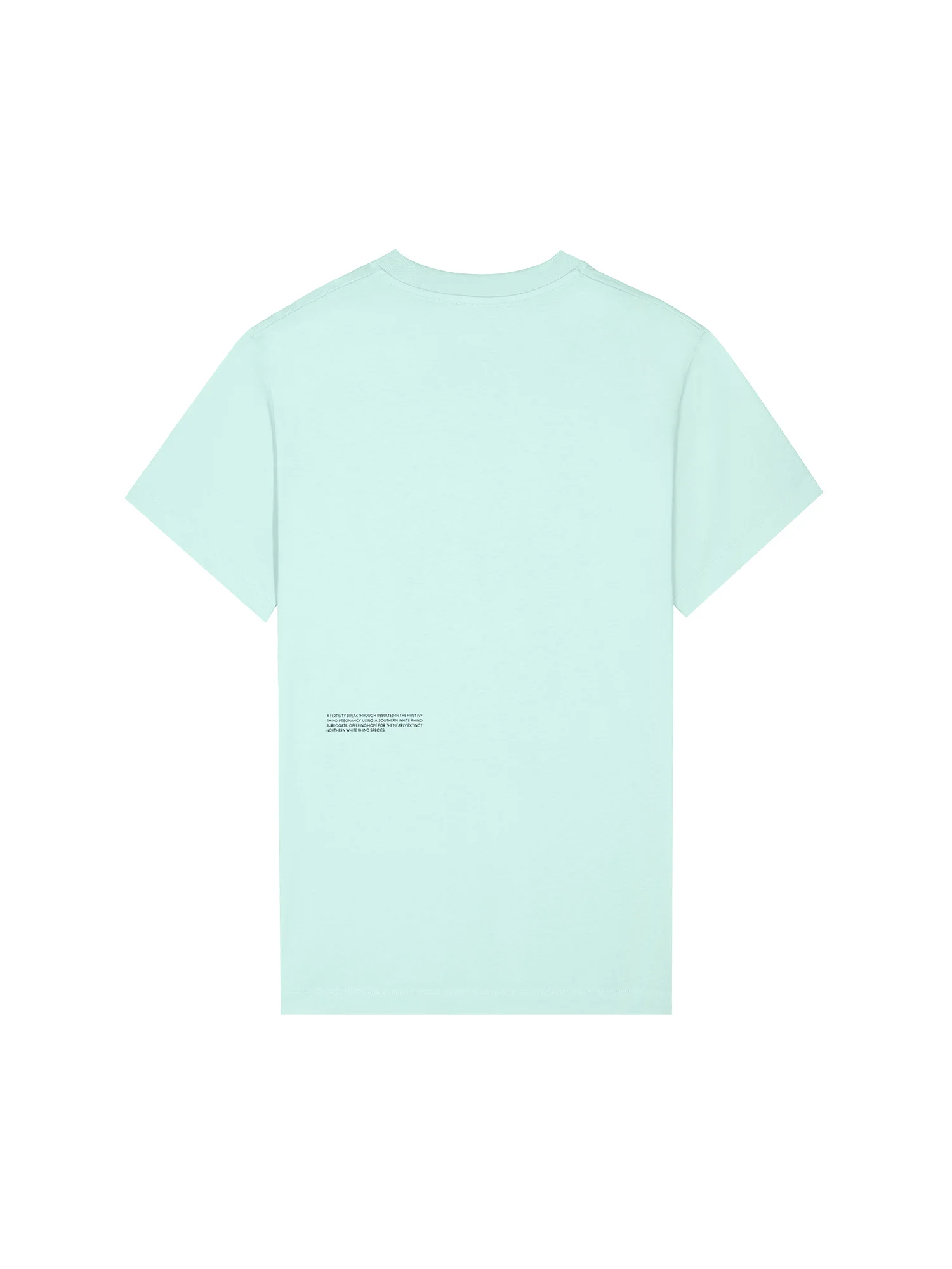 Womens White Rhino Hope T-Shirt - Reflect Blue - 1