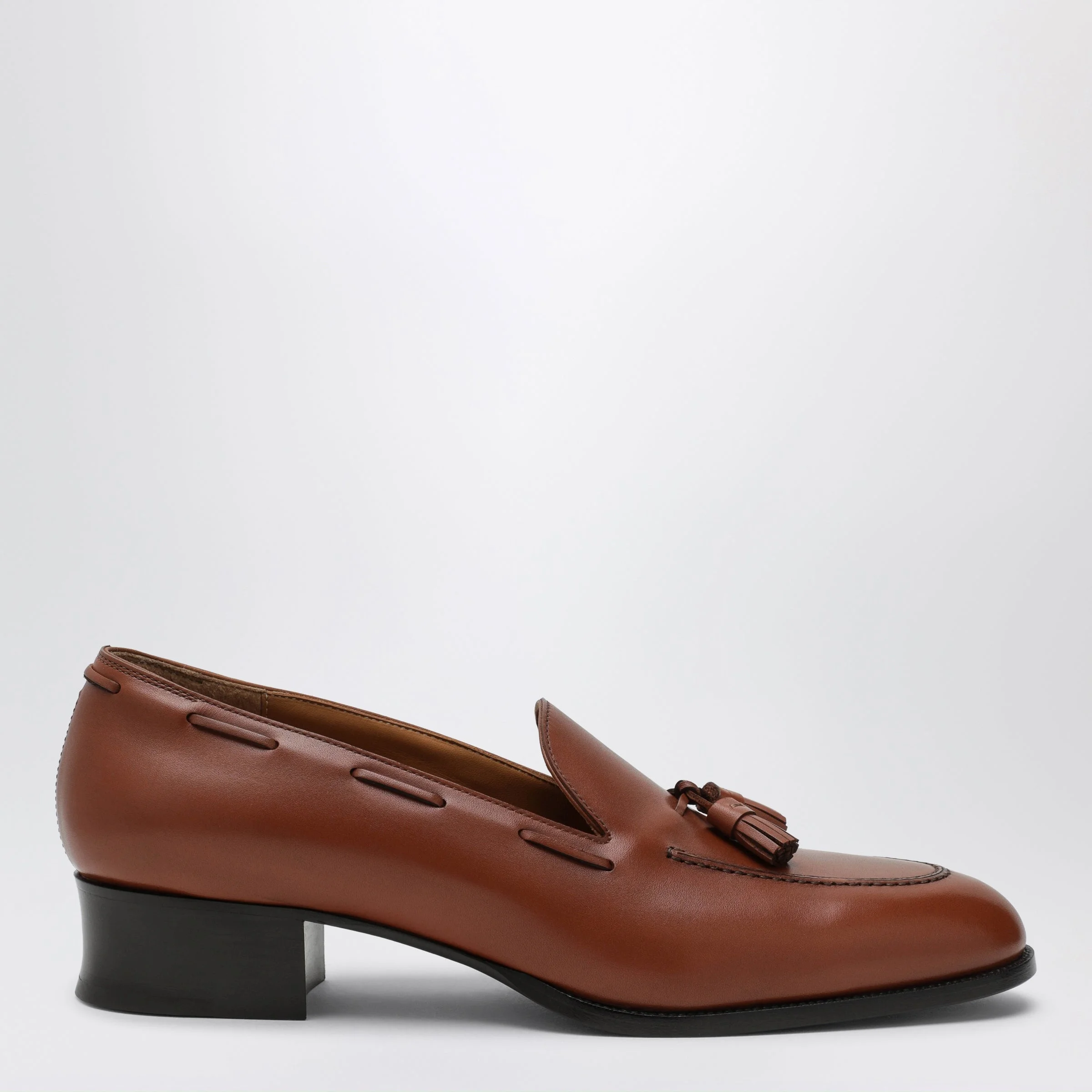 Serge Tassel Honey Leather Loafers - 1
