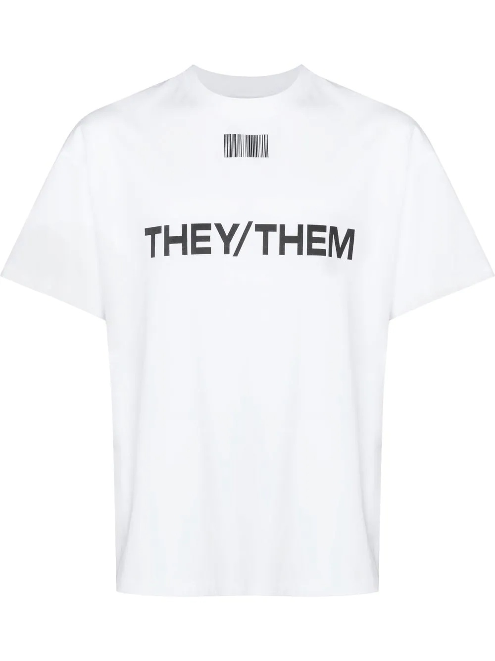 They/Them-print T-shirt - 1