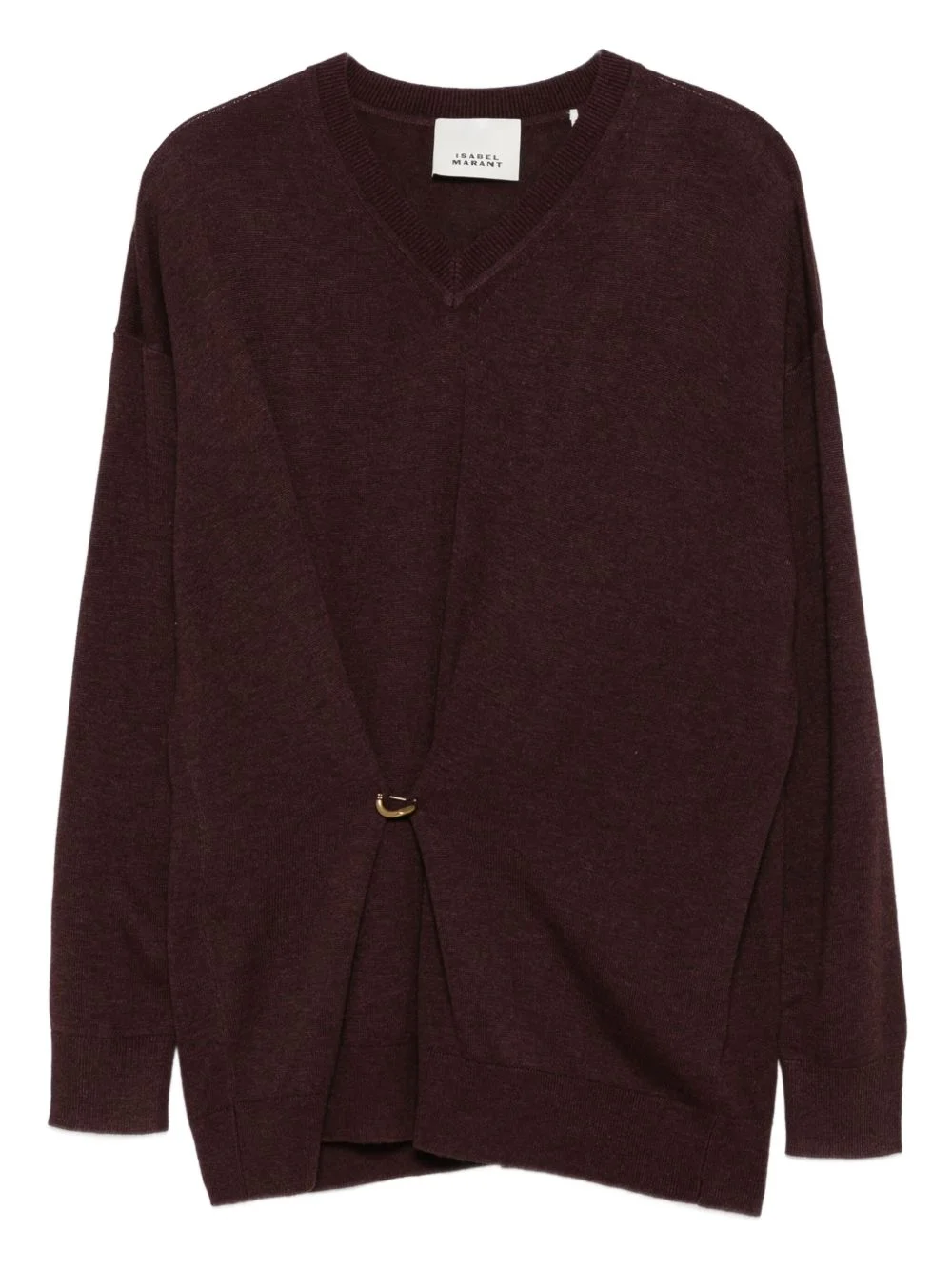 Chiraz V-neck ring-detail sweater - 1