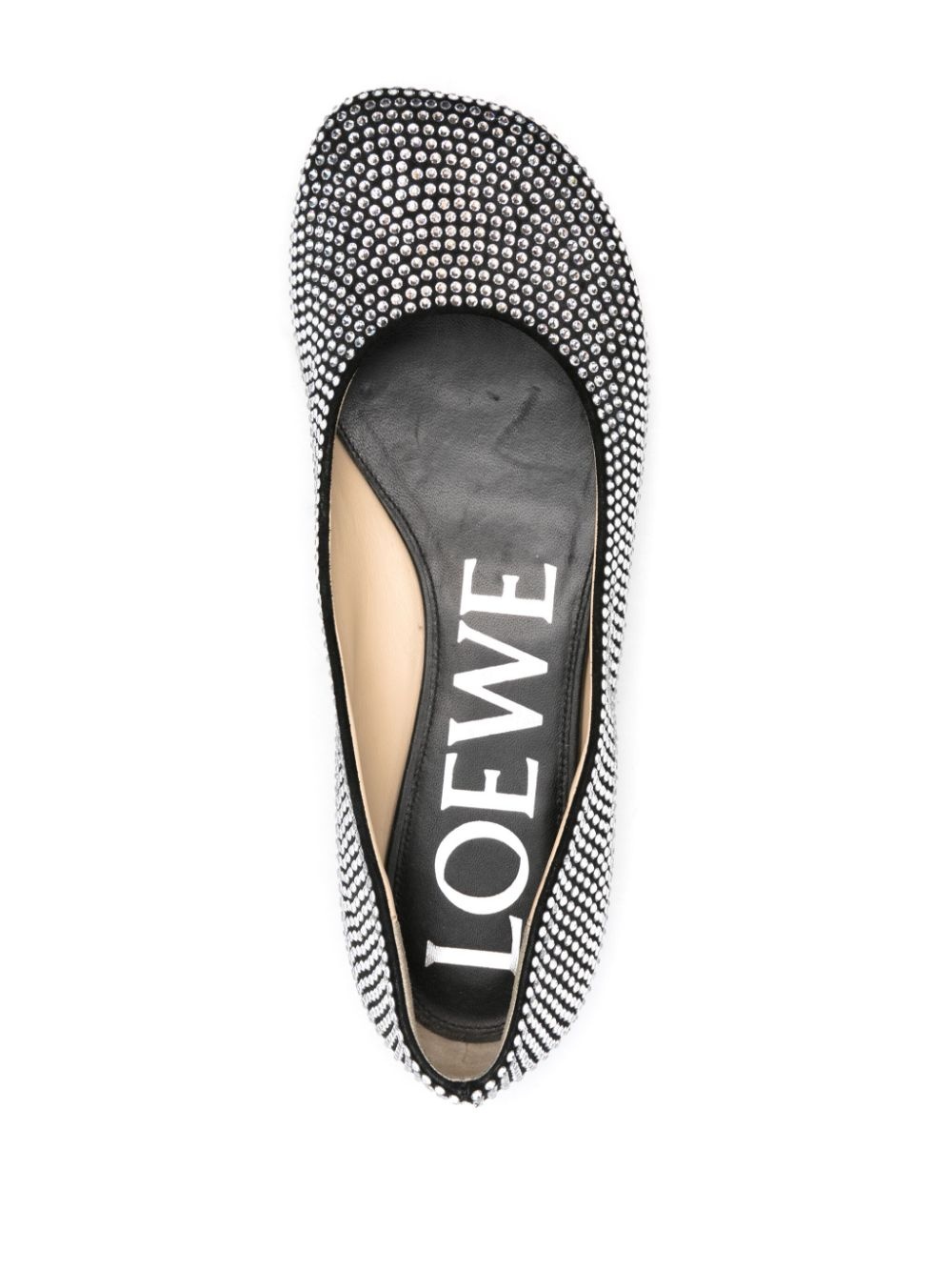 Toy rhinestone-embellished ballerina shoes - 4