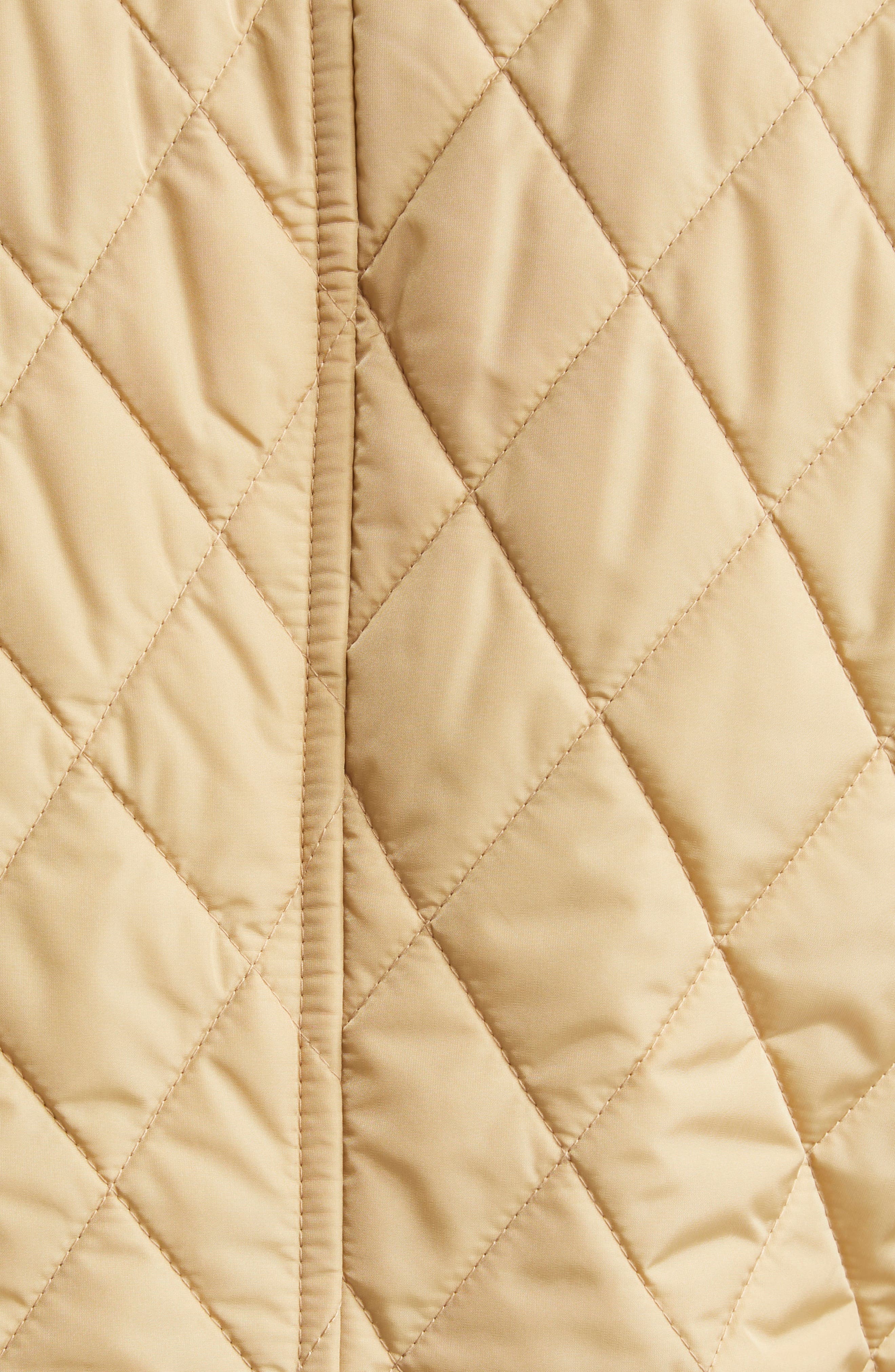 burberry Dorset Quilted Nylon Jacket in Flax/Sand Ip Check at Nordstrom - 6