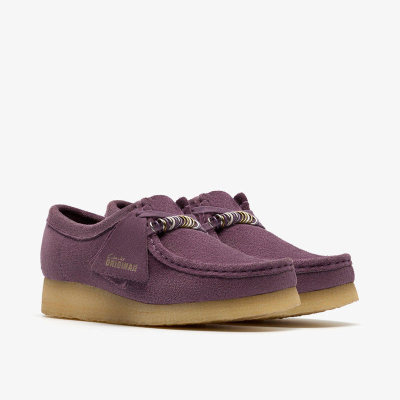 Wallabee Plum Suede 5