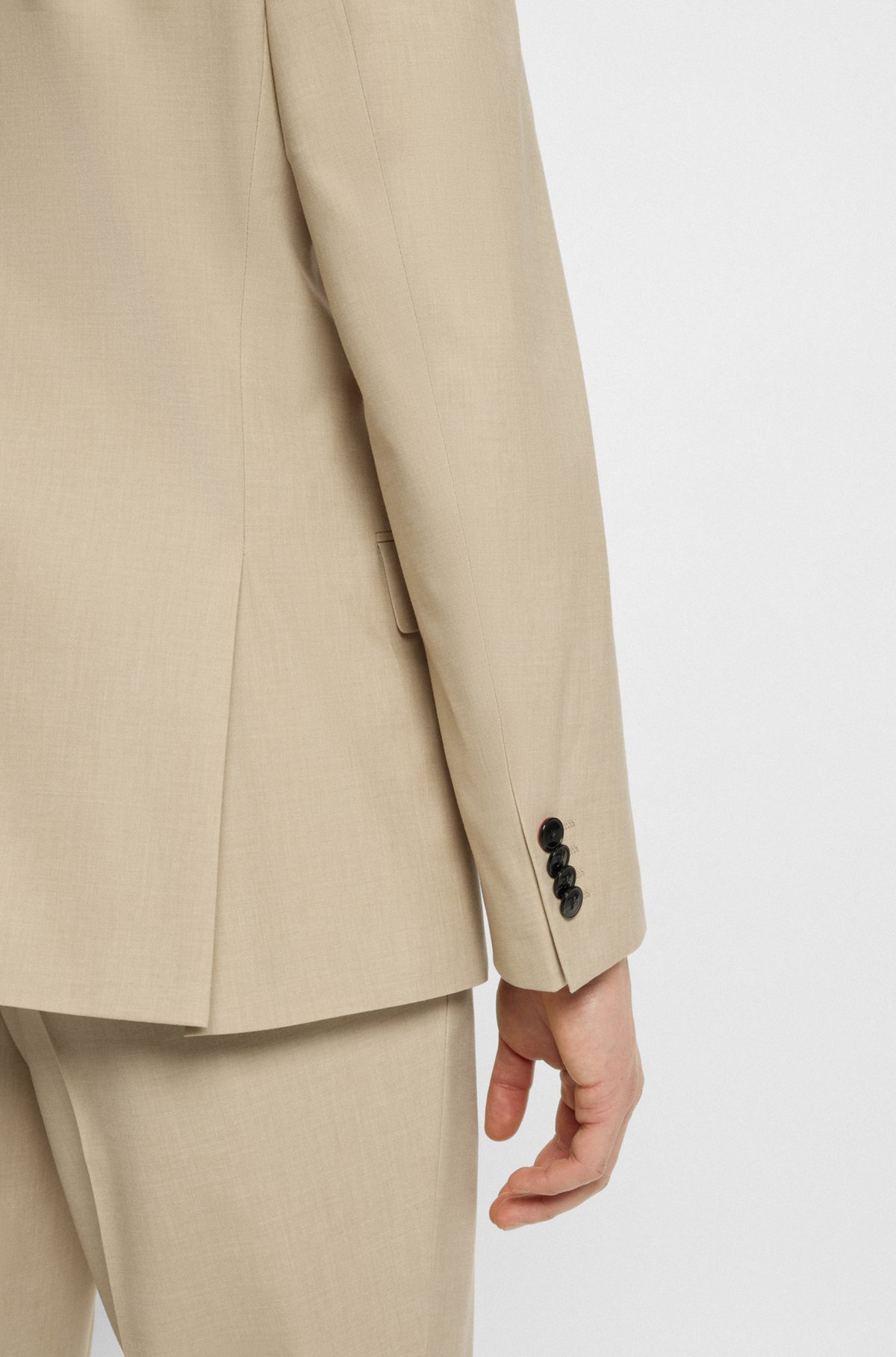 SLIM-FIT SUIT IN PERFORMANCE-STRETCH WOOL - 5
