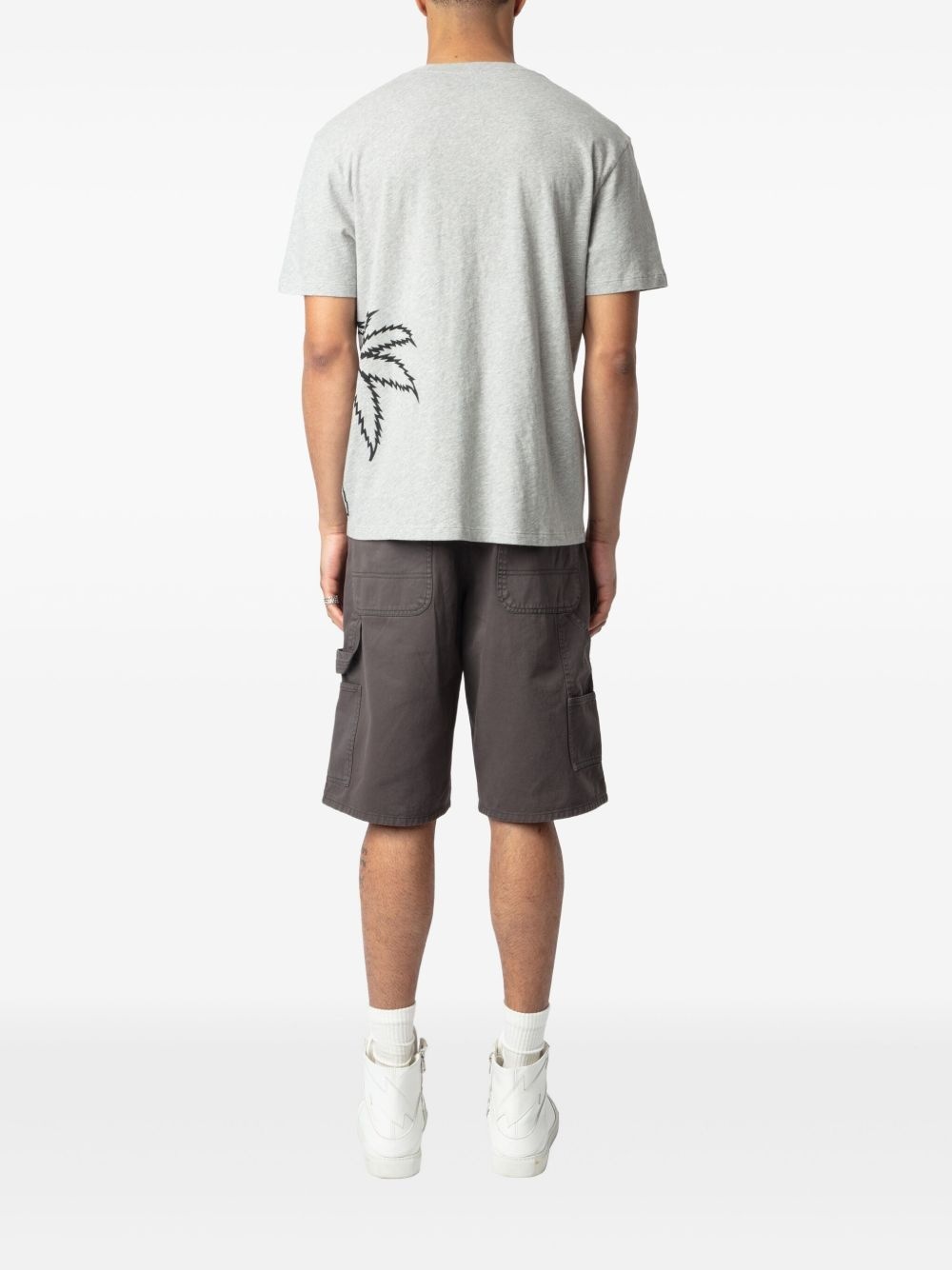 graphic-print organic-cotton t-shirt - 3