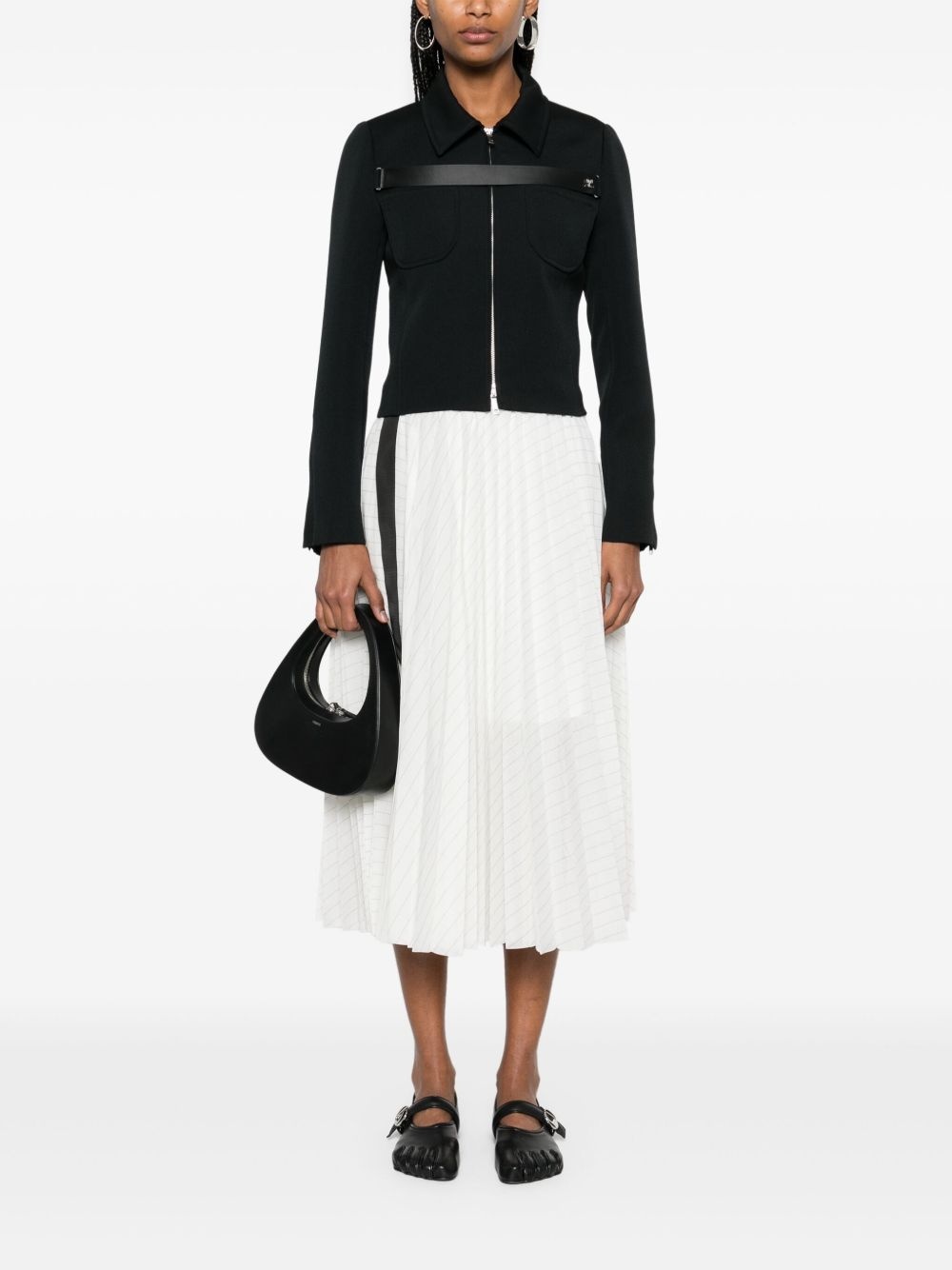 plissé midi skirt - 2