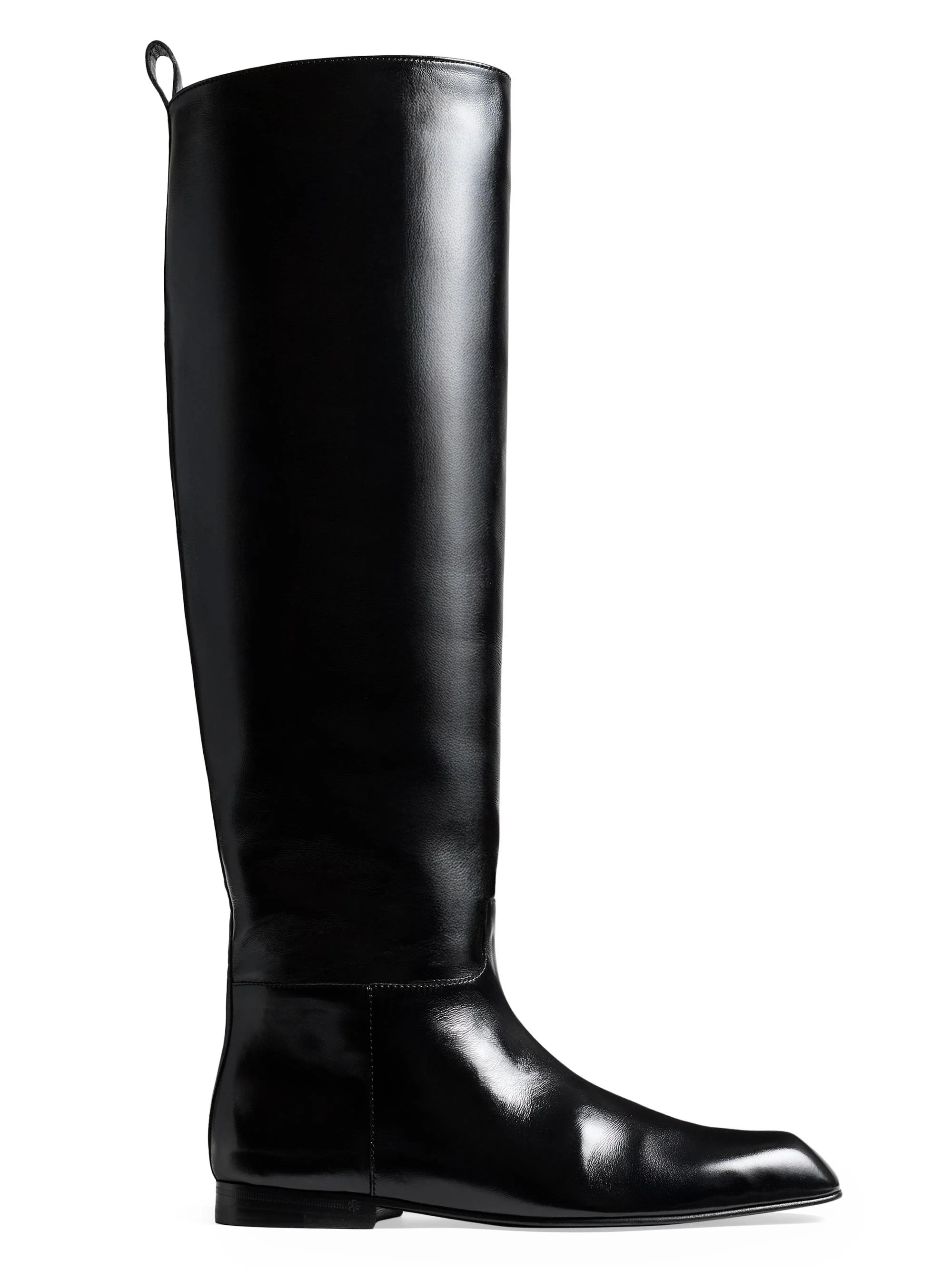Women's Colt Knee-High Leather Boots - Black - 1