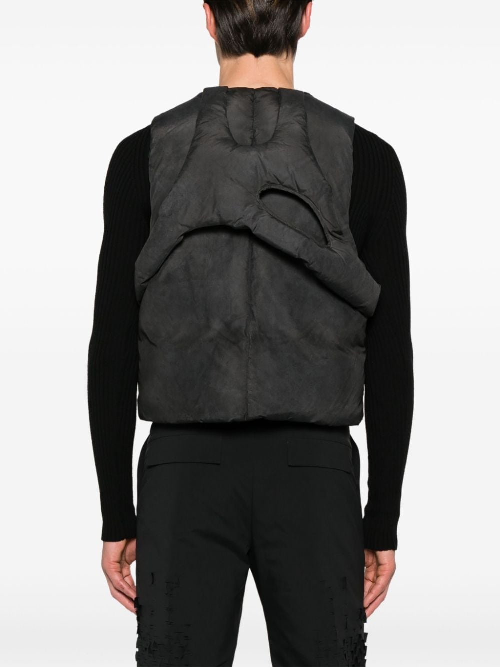 Diffusion panelled down gilet - 4