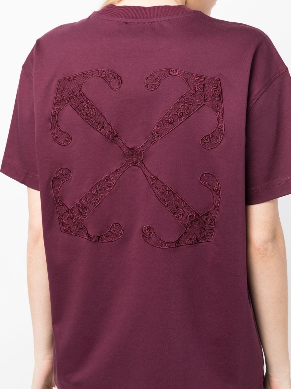 Arrows embroidered T-shirt - 5
