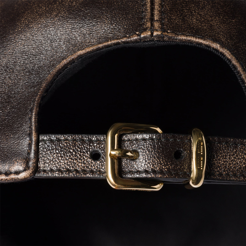 Miu Miu Nappa leather baseball cap outlook