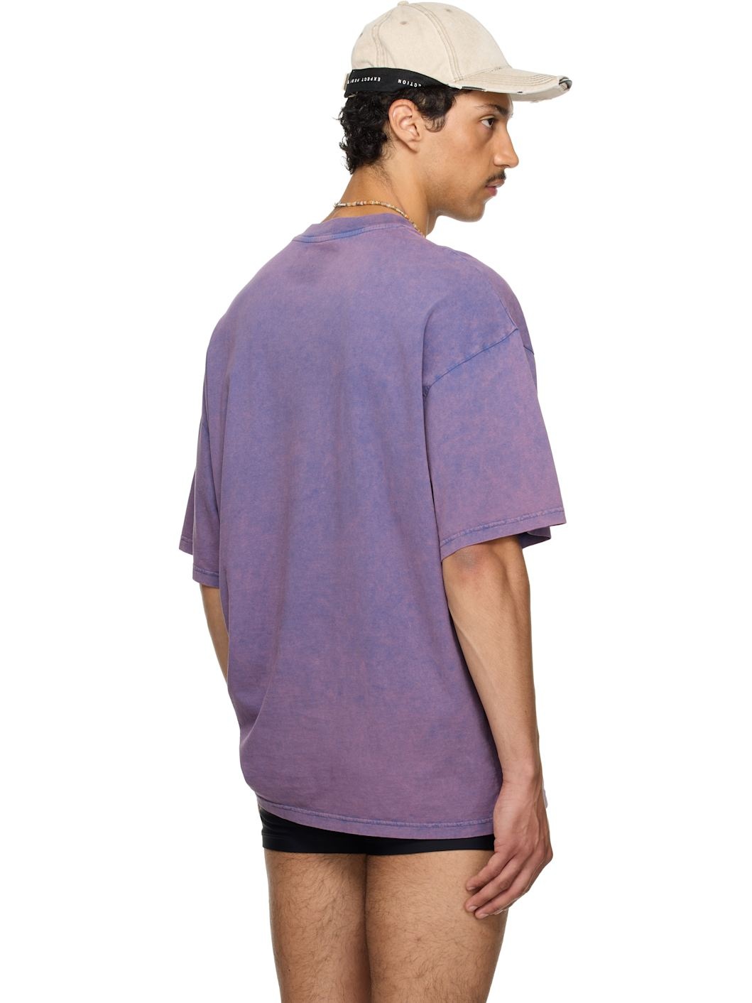 SSENSE Exclusive Purple Oversized T-shirt - 3