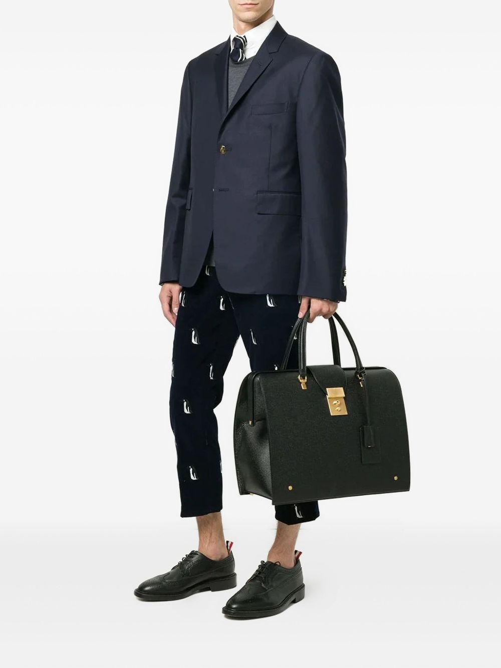 Mr. Thom pebbled-leather holdall - 2