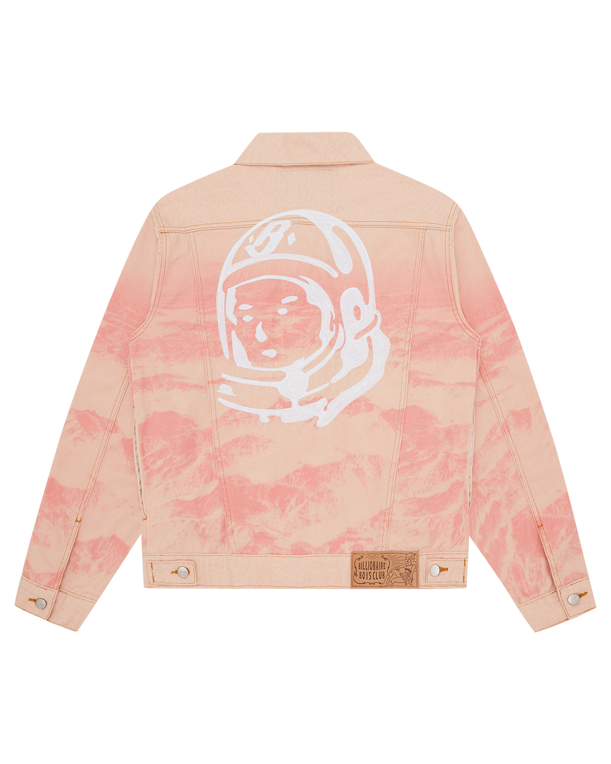 MOUNTAIN PRINT ASTRO DENIM JACKET - 4