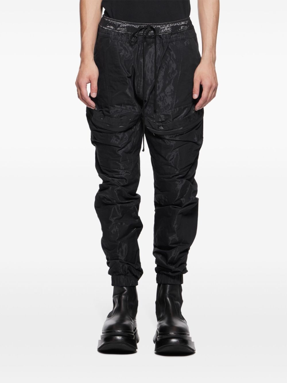 tapered track pants - 2