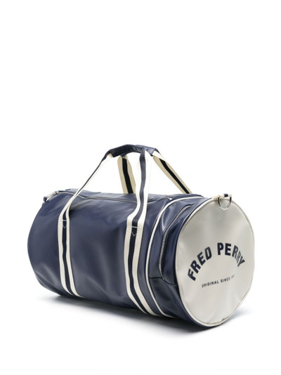 Fred Perry logo-print holdall bag outlook