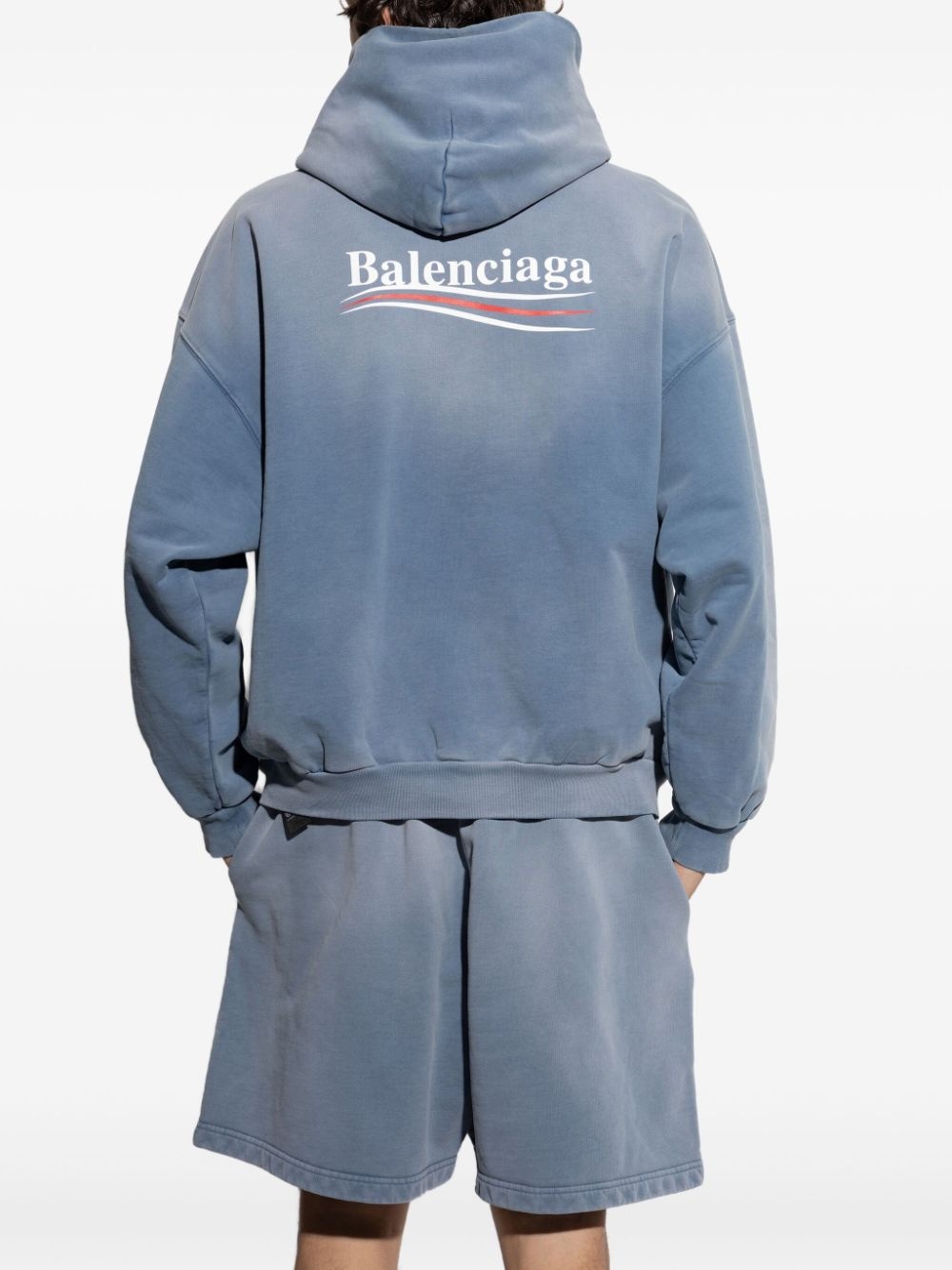 logo-print hoodie - 4