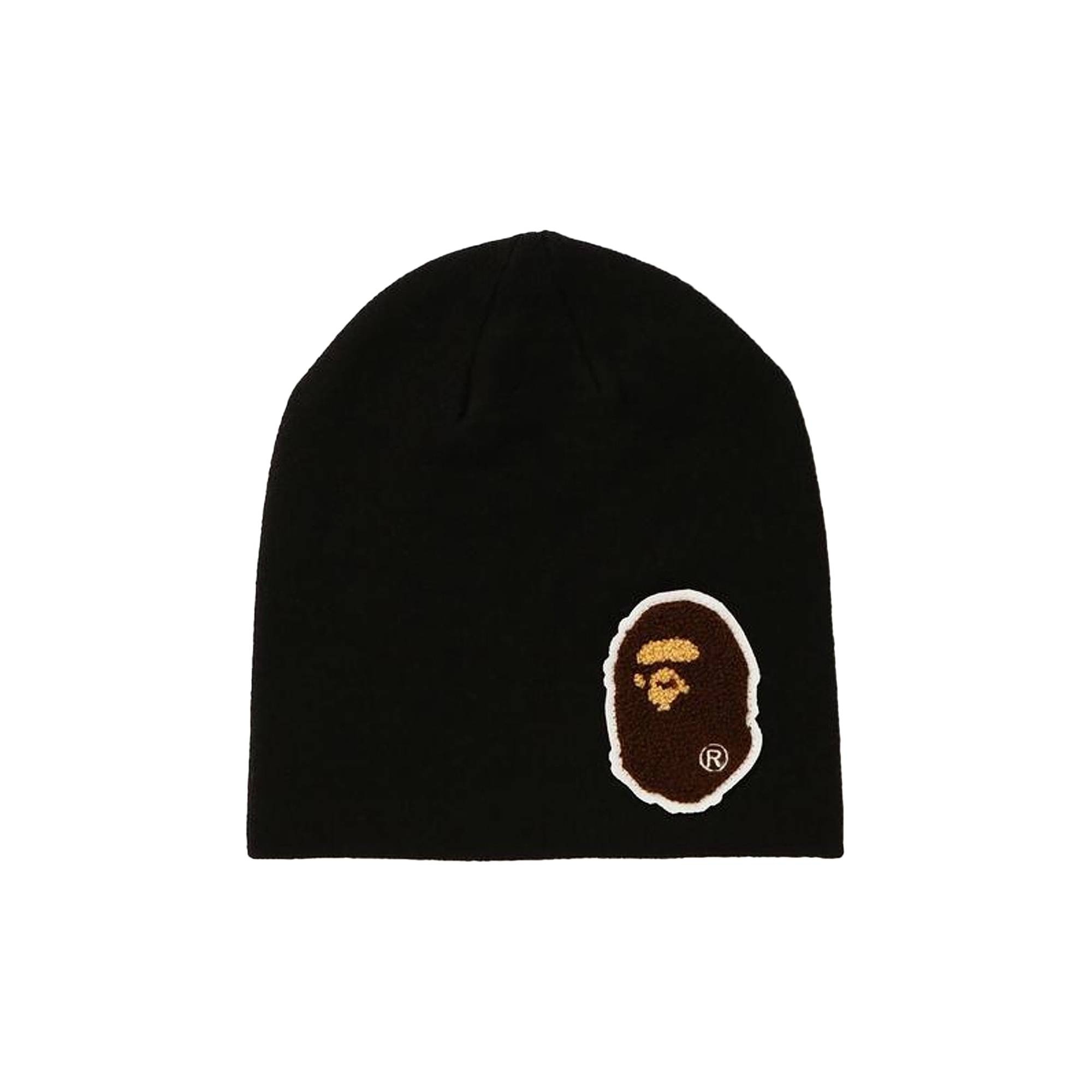 BAPE Big Ape Head Knit Cap 'Black' - 1