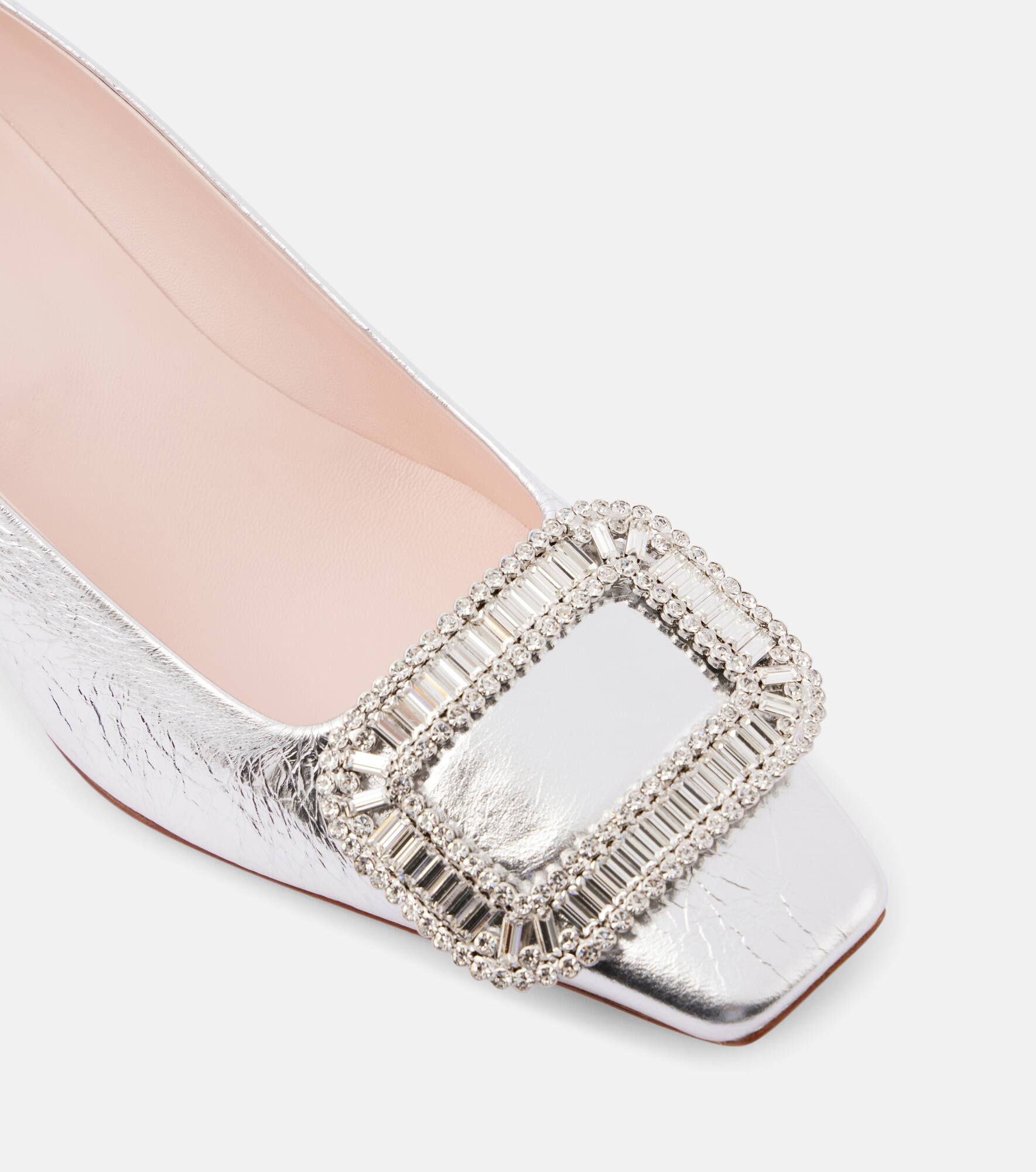 Belle Vivier 45 embellished pumps - 5