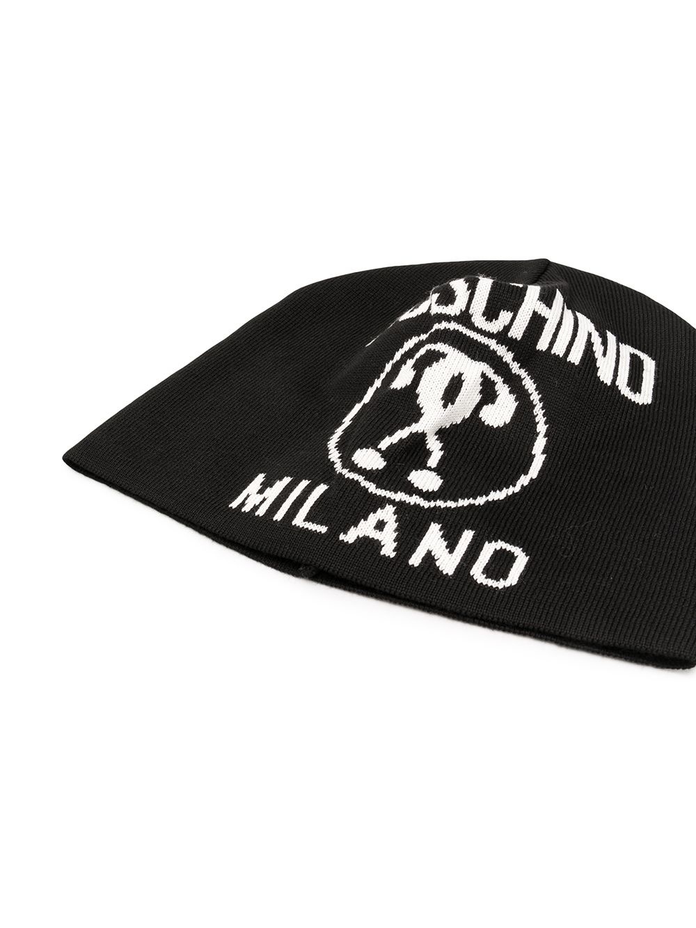 logo print beanie - 2