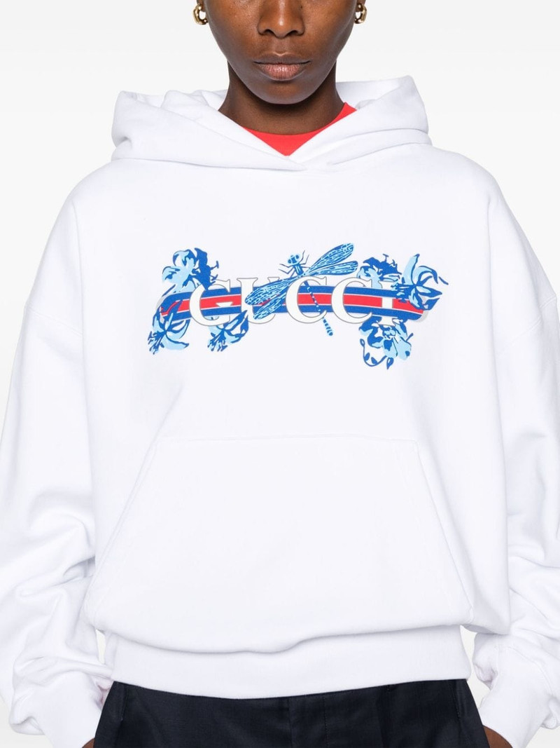 logo-print hoodie 5