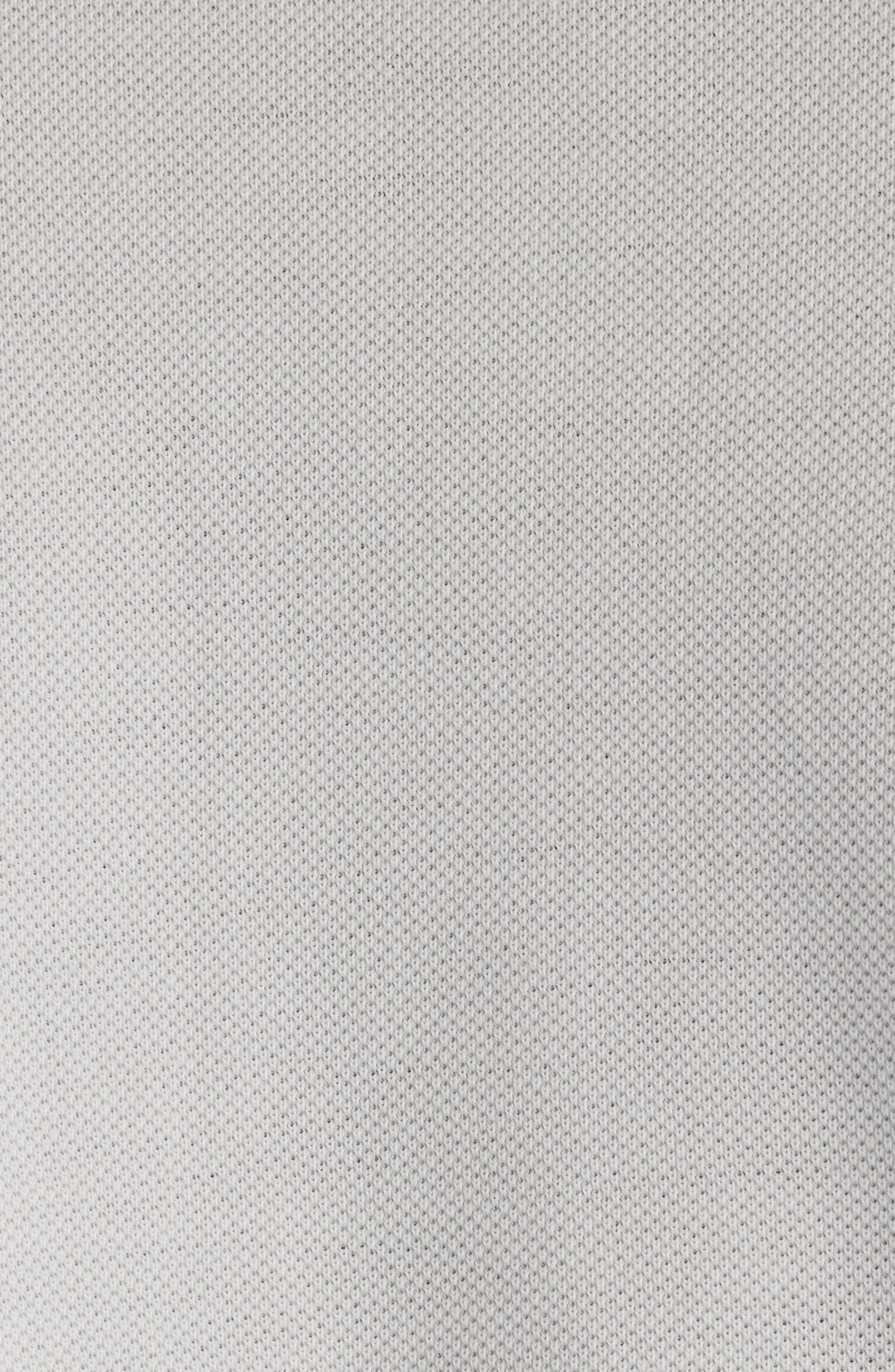 Balenciaga Laurel Embroidered Fitted Cotton Piqué Polo in 9012 Dirty White at Nordstrom - 6